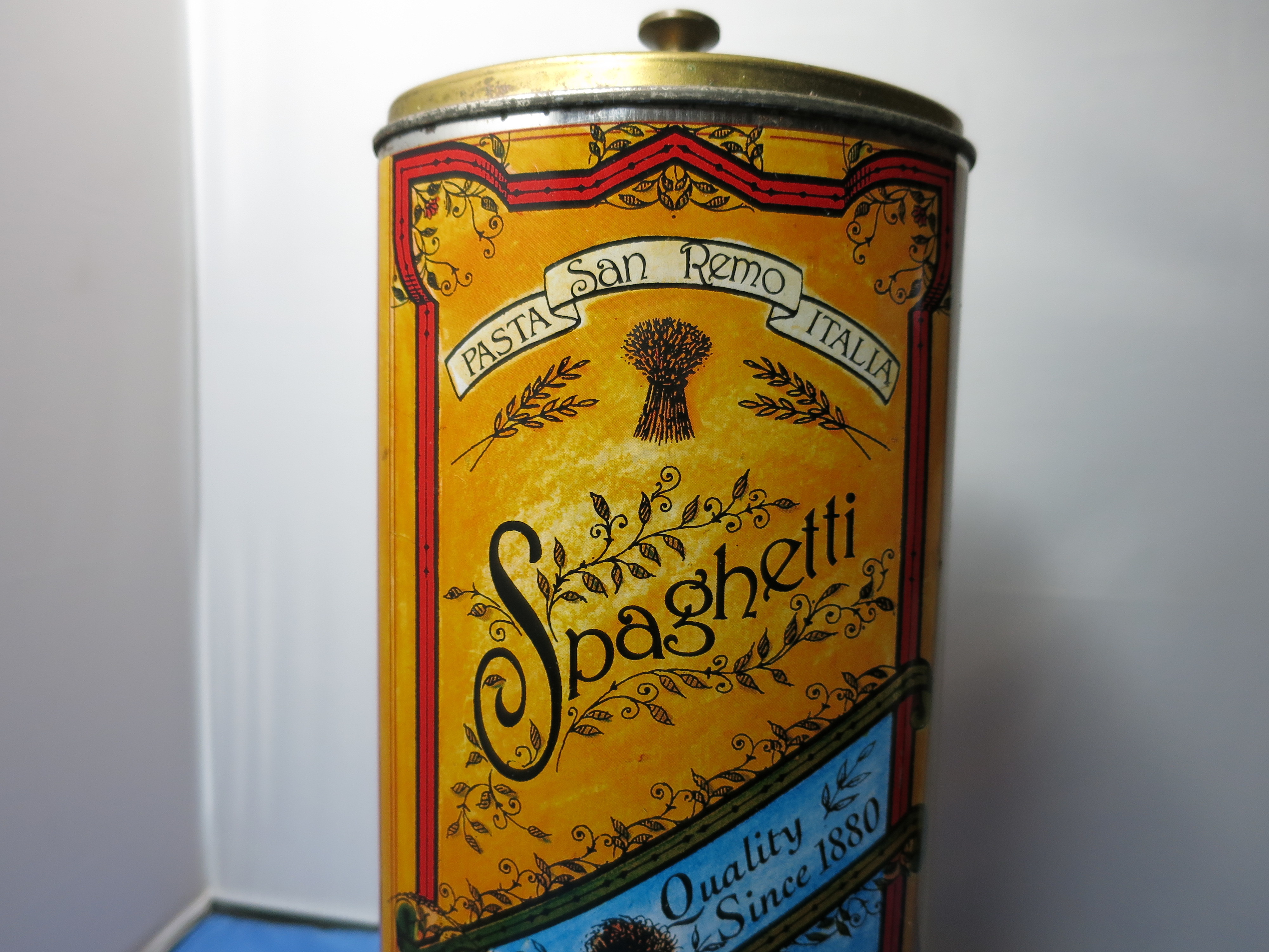 Himark Spaghetti Tin Pasta San Remo Italia Semolina