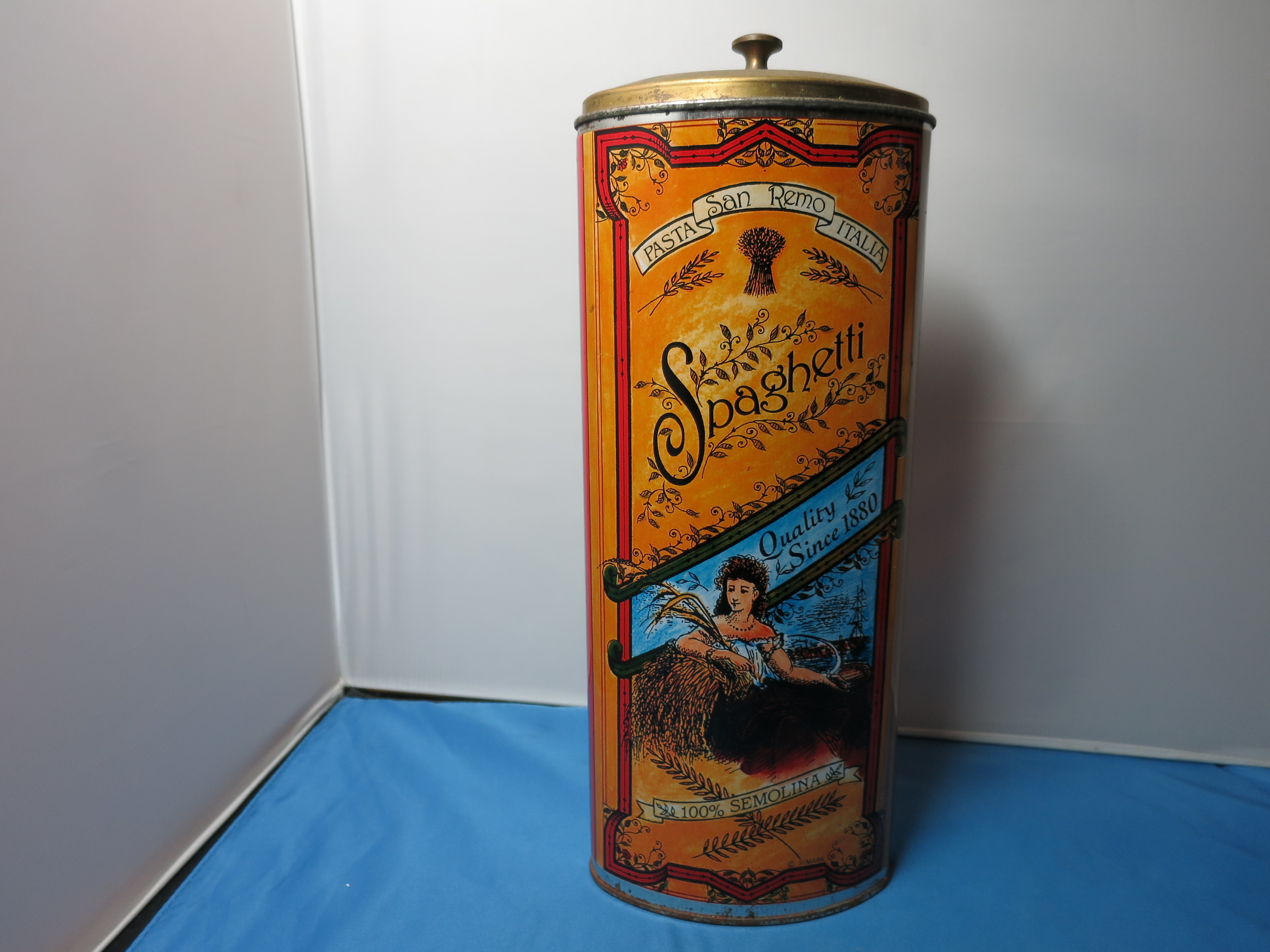 Himark Spaghetti Tin Pasta San Remo Italia Semolina