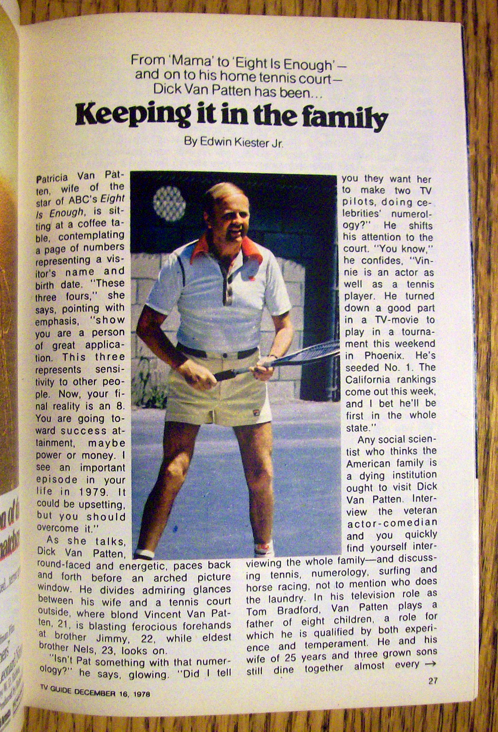 TV Guide-December 16-22, 1978-Eight Is Enough