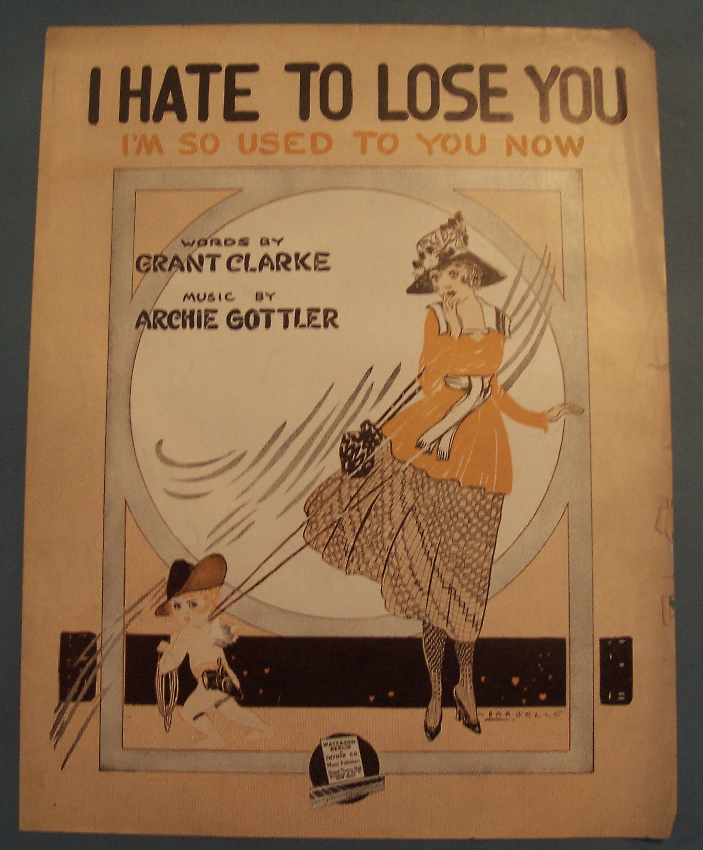 Sheet Music/1918 I Hate To Lose You