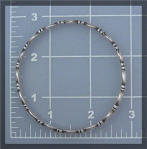 Bracelet Sterling Silver Bangle Taxco Mexico Signed MCE