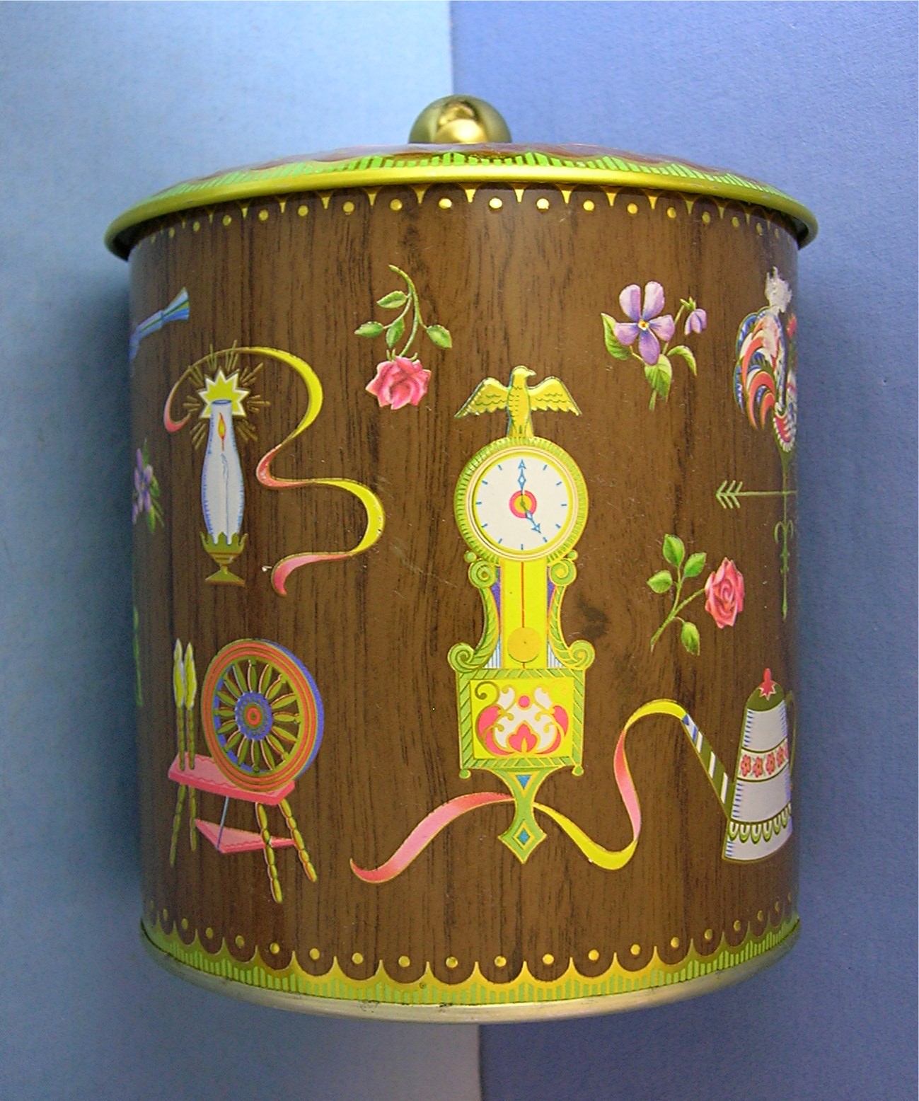 Decorative Tin Canister Designed Daher