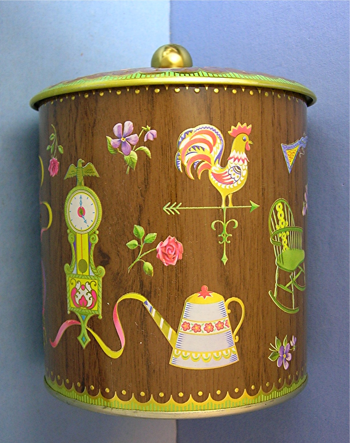 Decorative Tin Canister Designed Daher