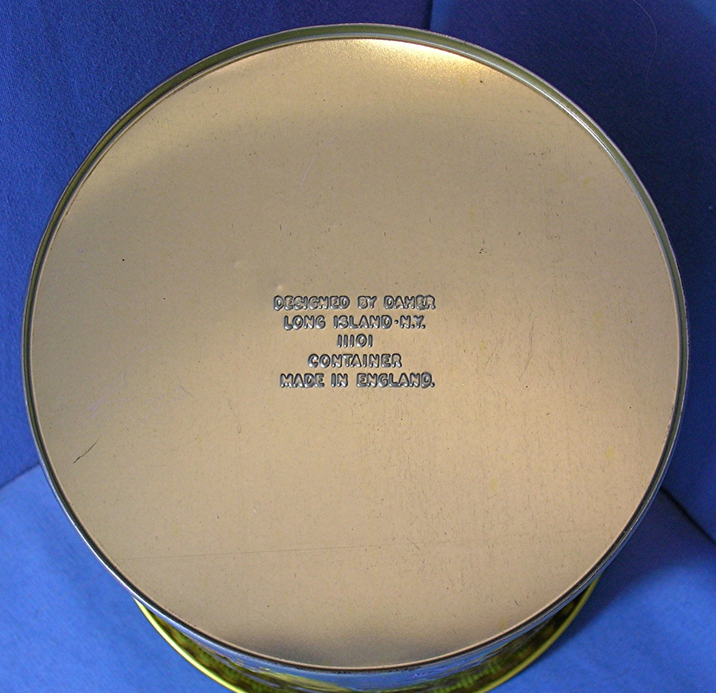 Decorative Tin Canister Designed Daher