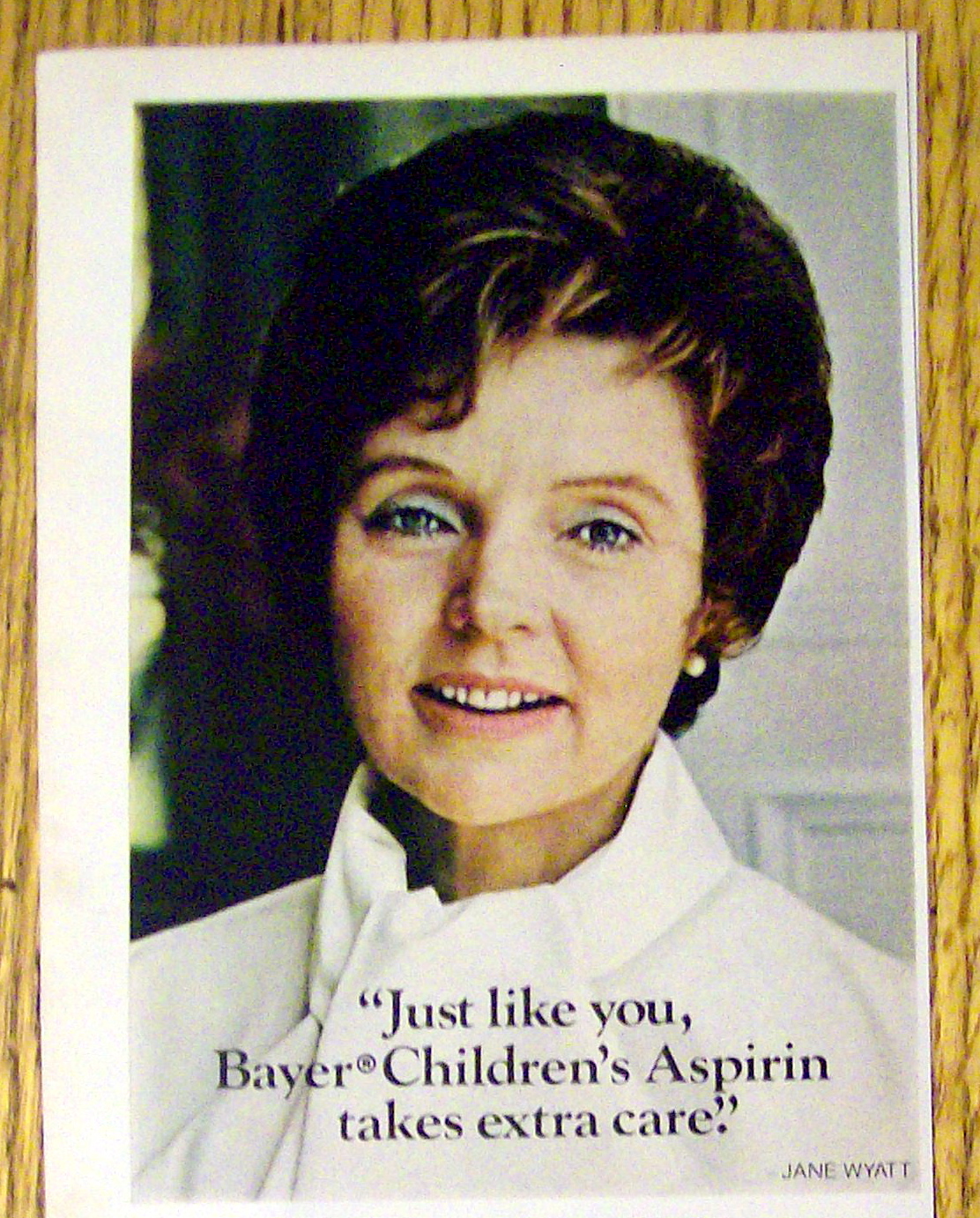 1973 Bayer's Children's Aspirin with Jane Wyatt