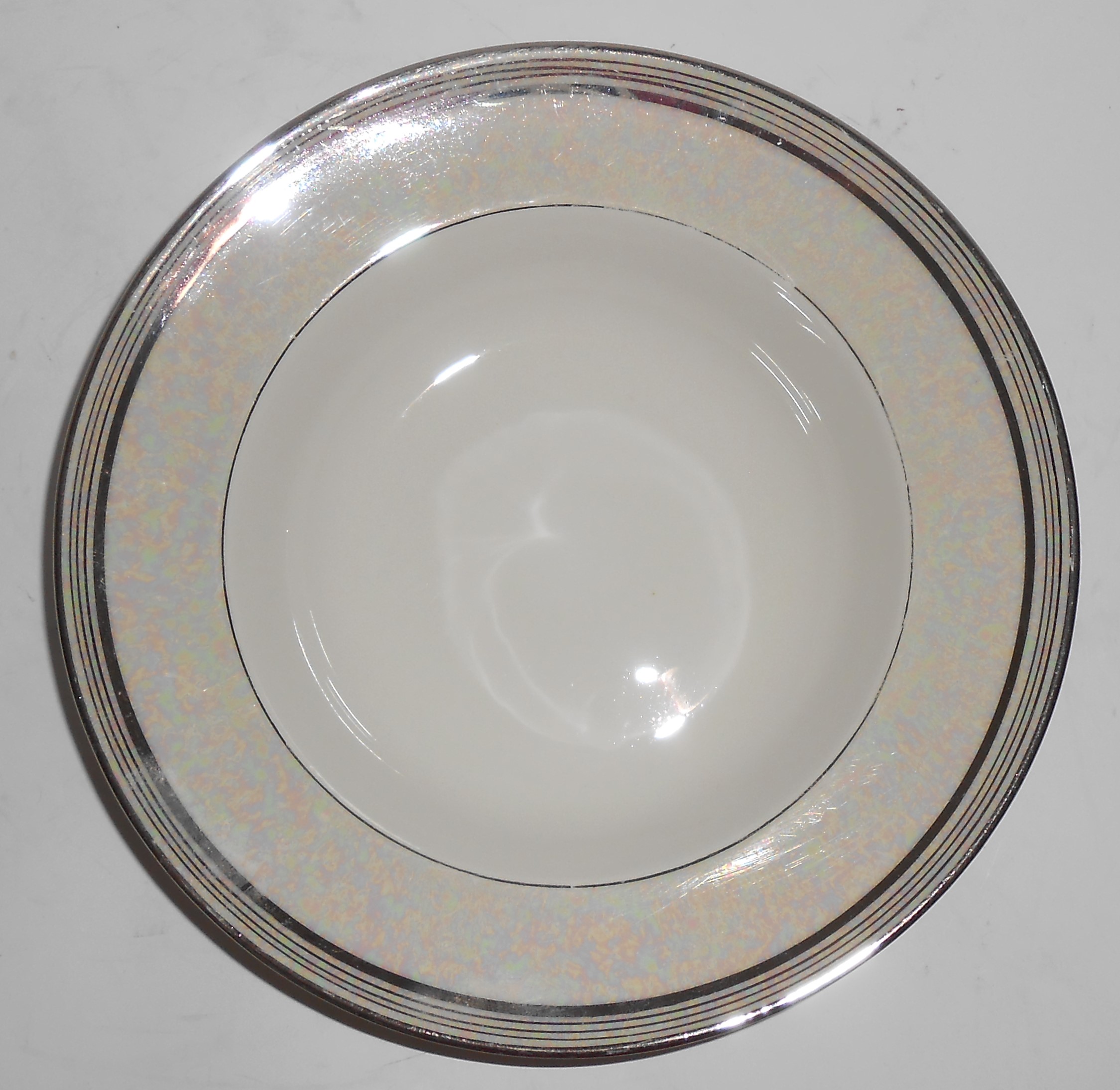Ransgil Porcelain Oakland China Platinum Band Lustre Am