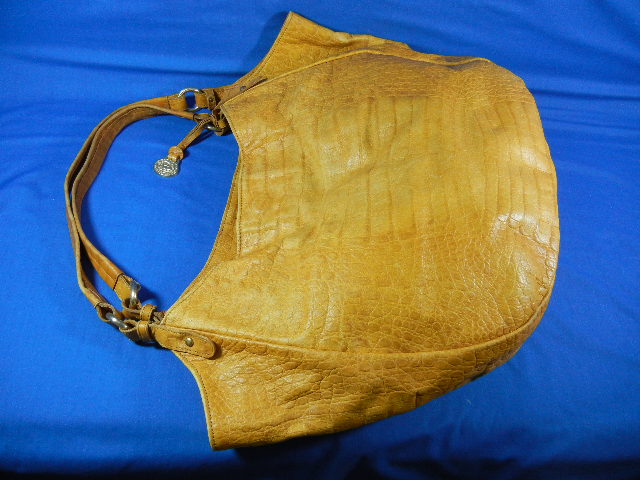 Brahmin Croc Leather Poppy Melbourne Handbag