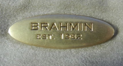 Brahmin Croc Leather Poppy Melbourne Handbag