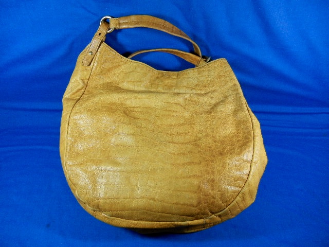 Brahmin Croc Leather Poppy Melbourne Handbag