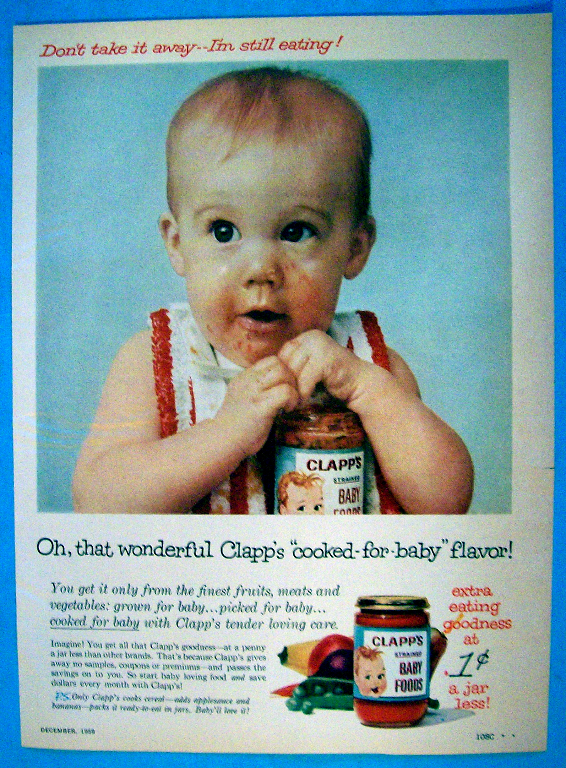 Vintage Ad: 1959 Clapp's Baby Foods