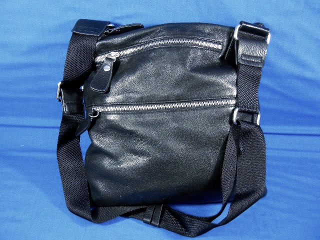 Margo Black Leather Cross Body Bag