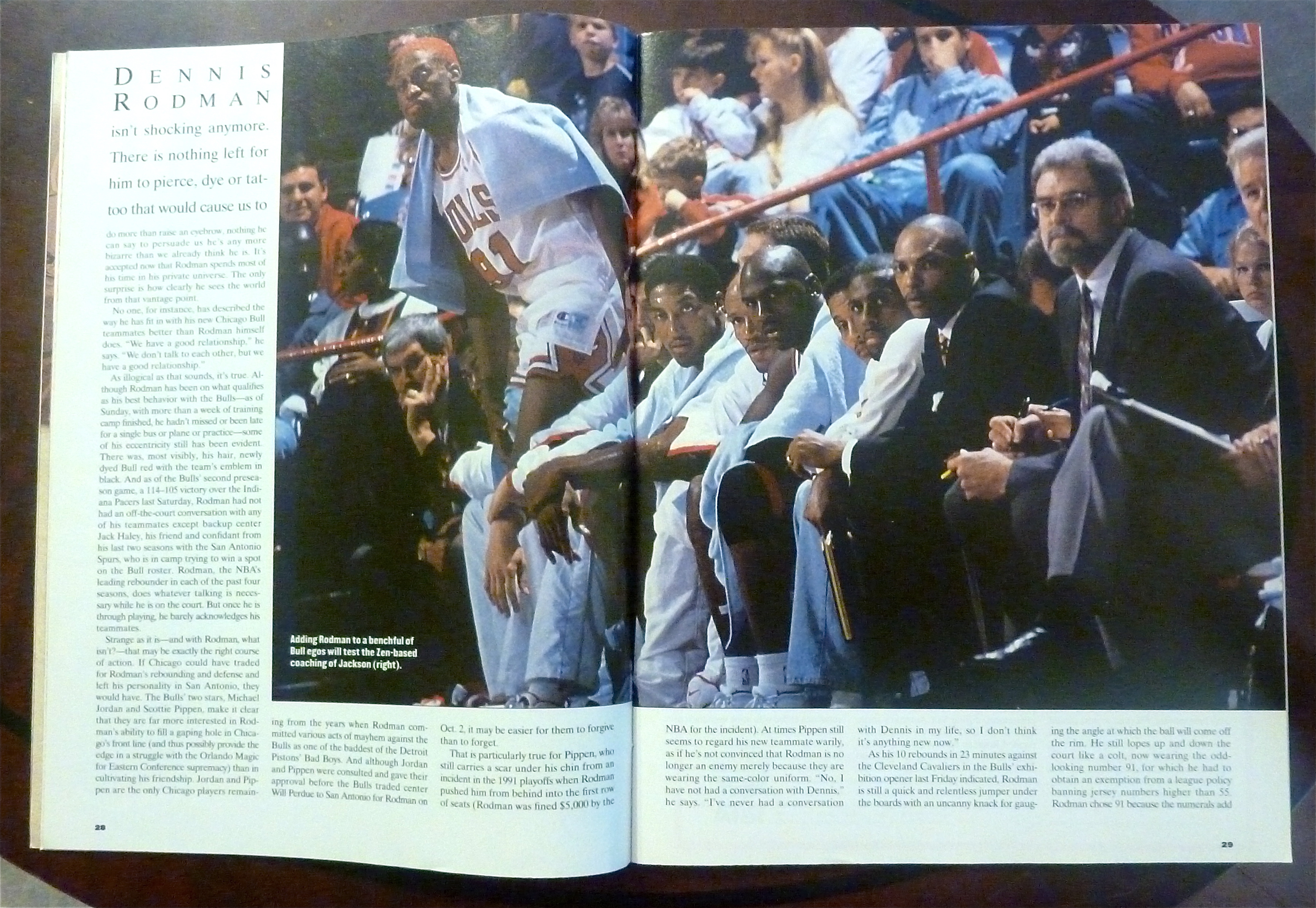 Sports Illustrated-October 23, 1995-Jordan & Rodman