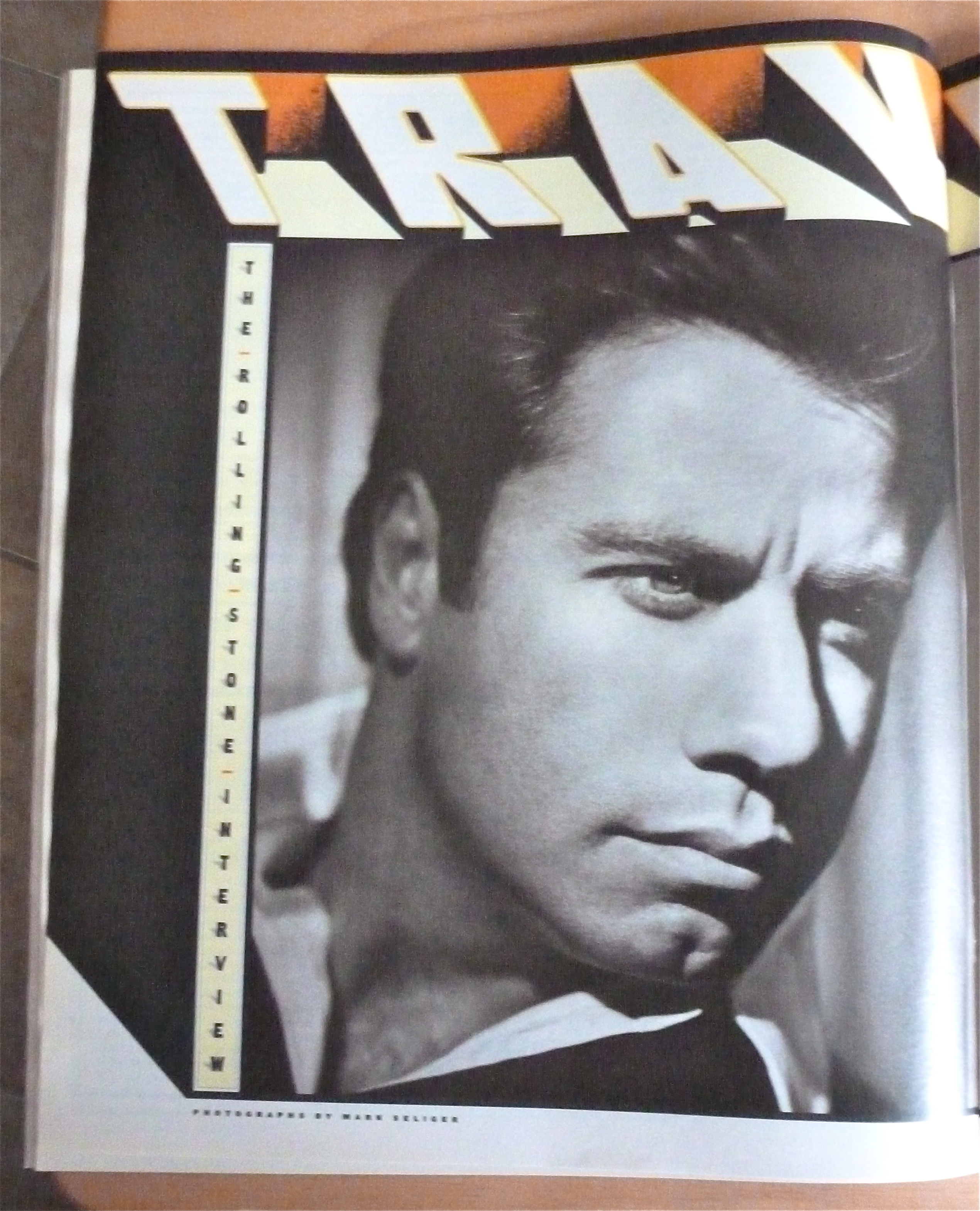 Rolling Stone Magazine February 22, 1996 John Travolta