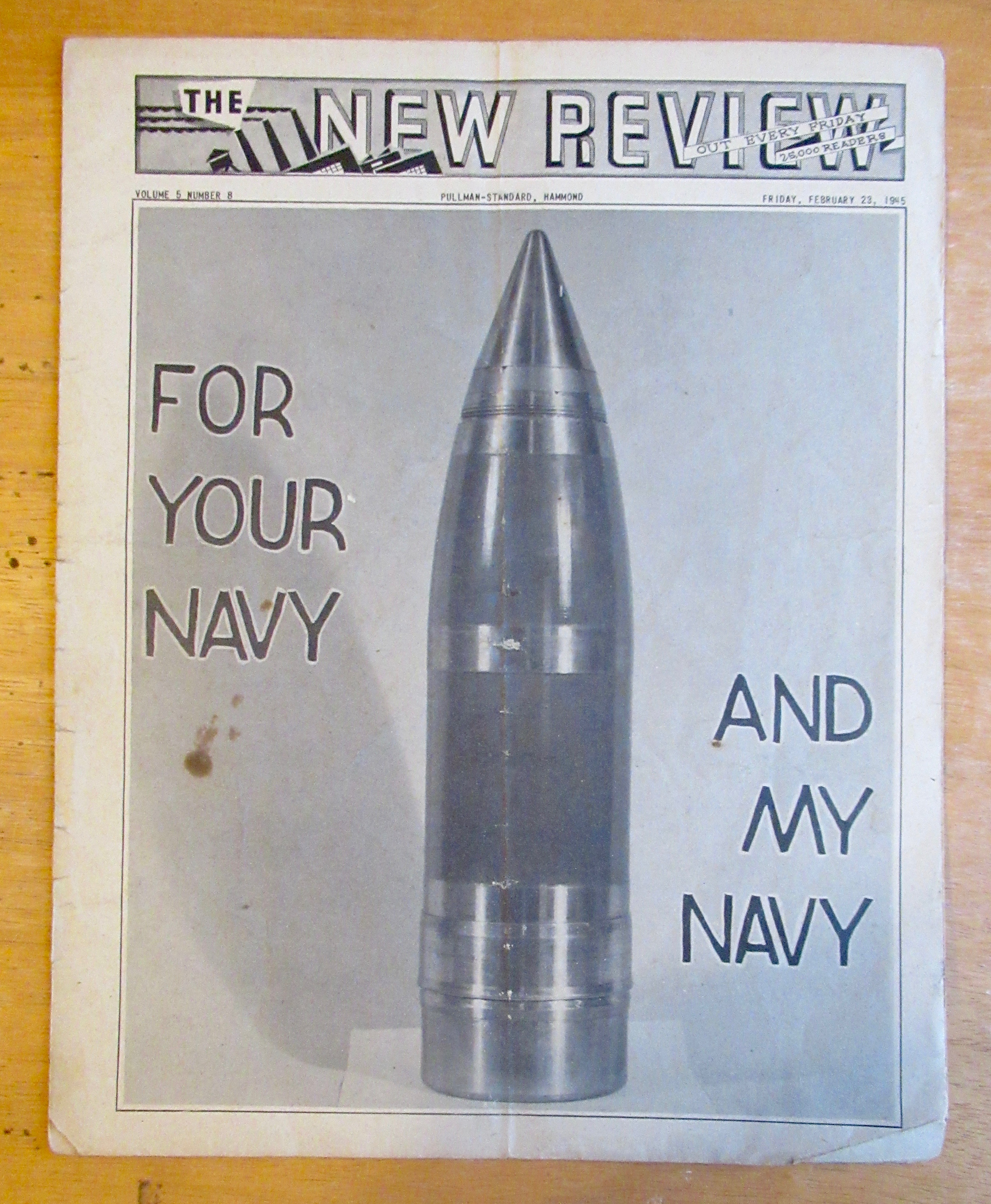 Original February 23, 1945 New Review Newsletter