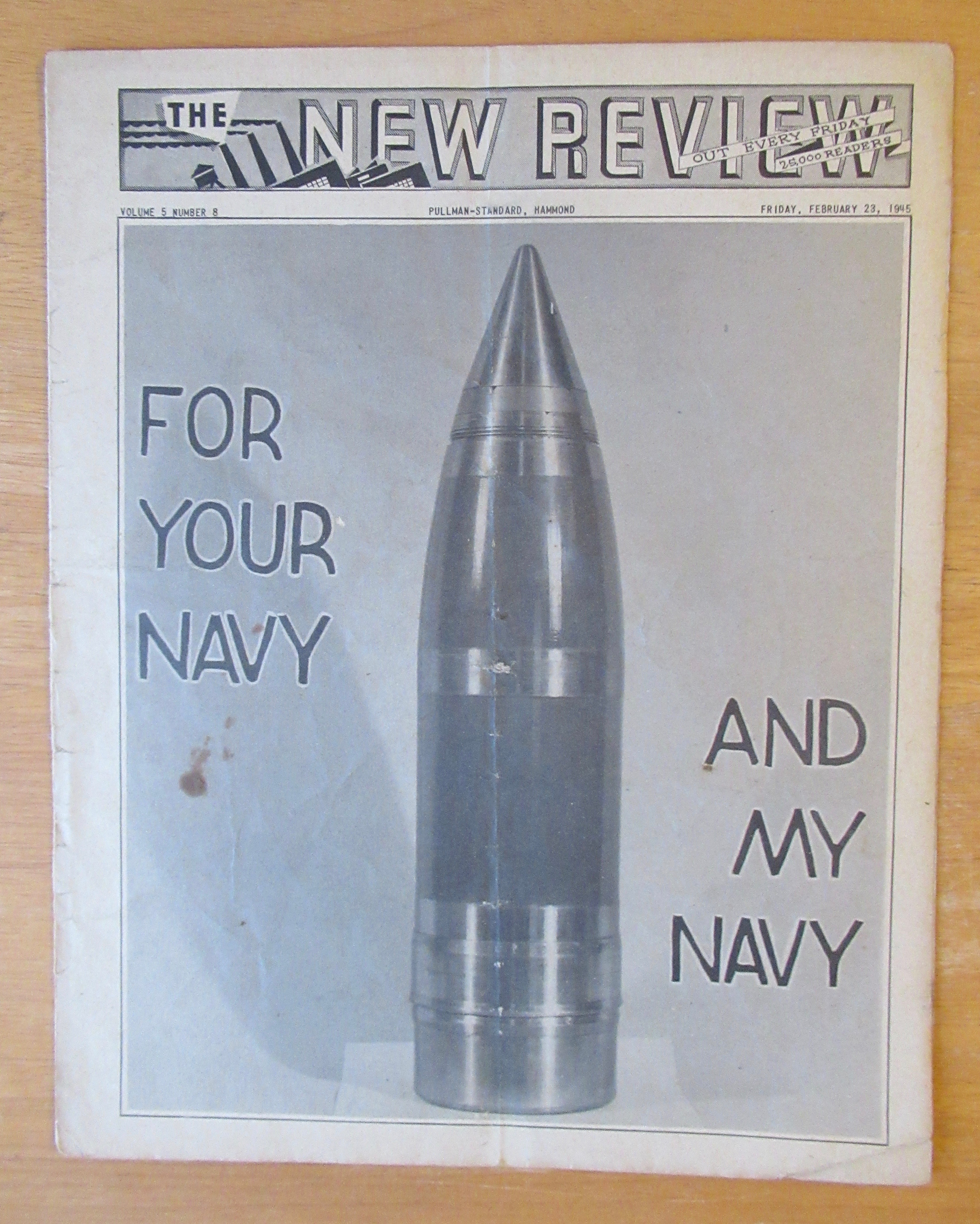 Original February 23, 1945 New Review Newsletter