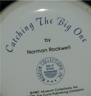 Norman Rockwell Fishing Coffee Mug