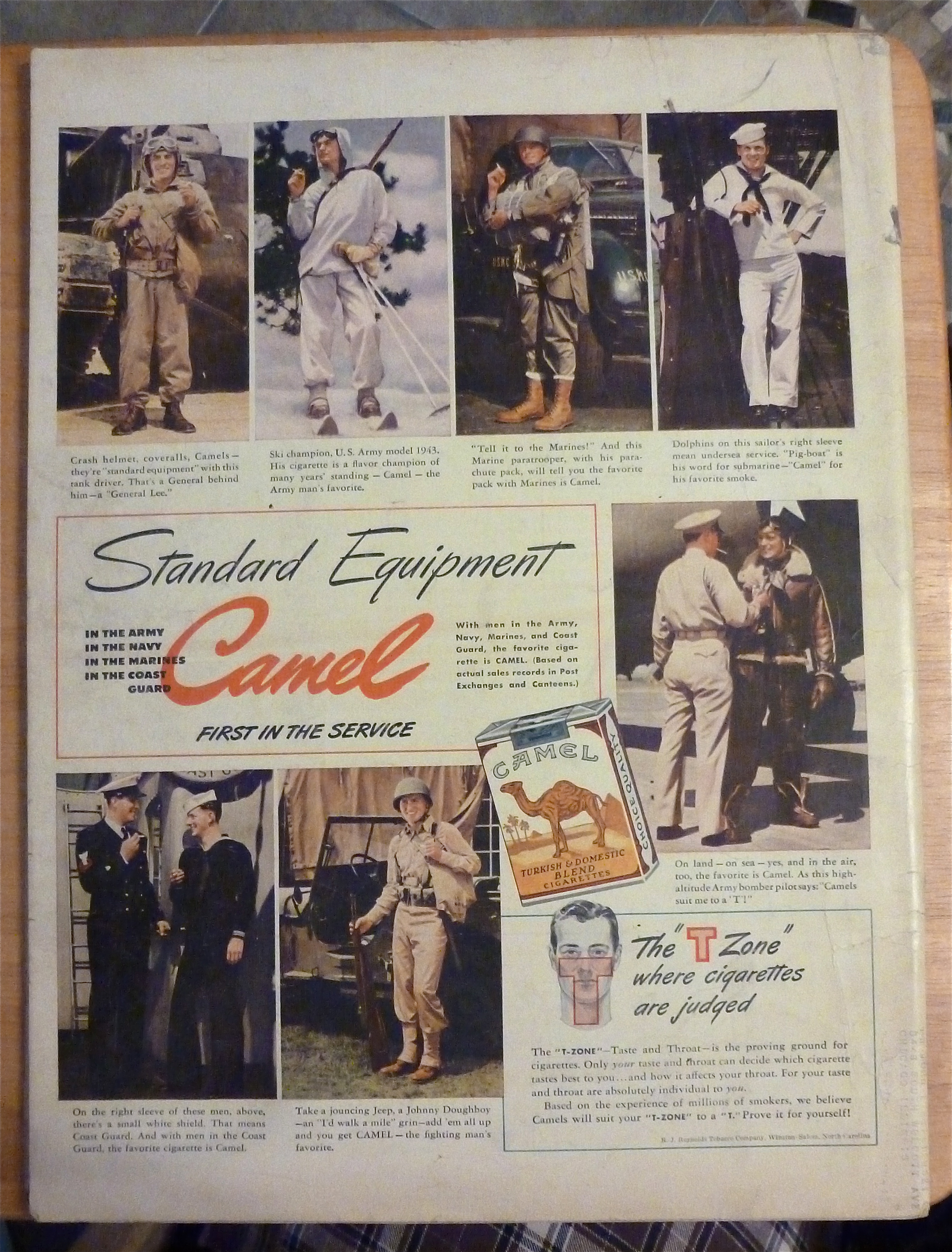 Life Magazine-January 25,1943-Eddie Ricken Backer
