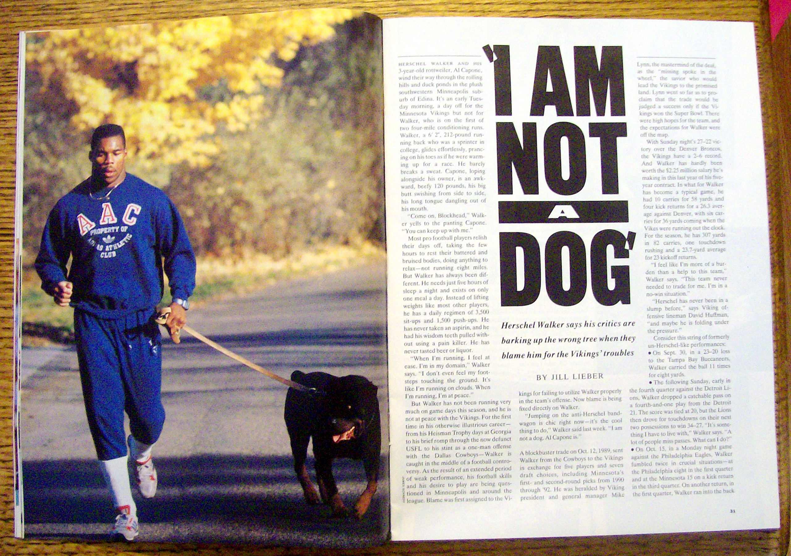 Sports Illustrated-November 12, 1990-William Bell
