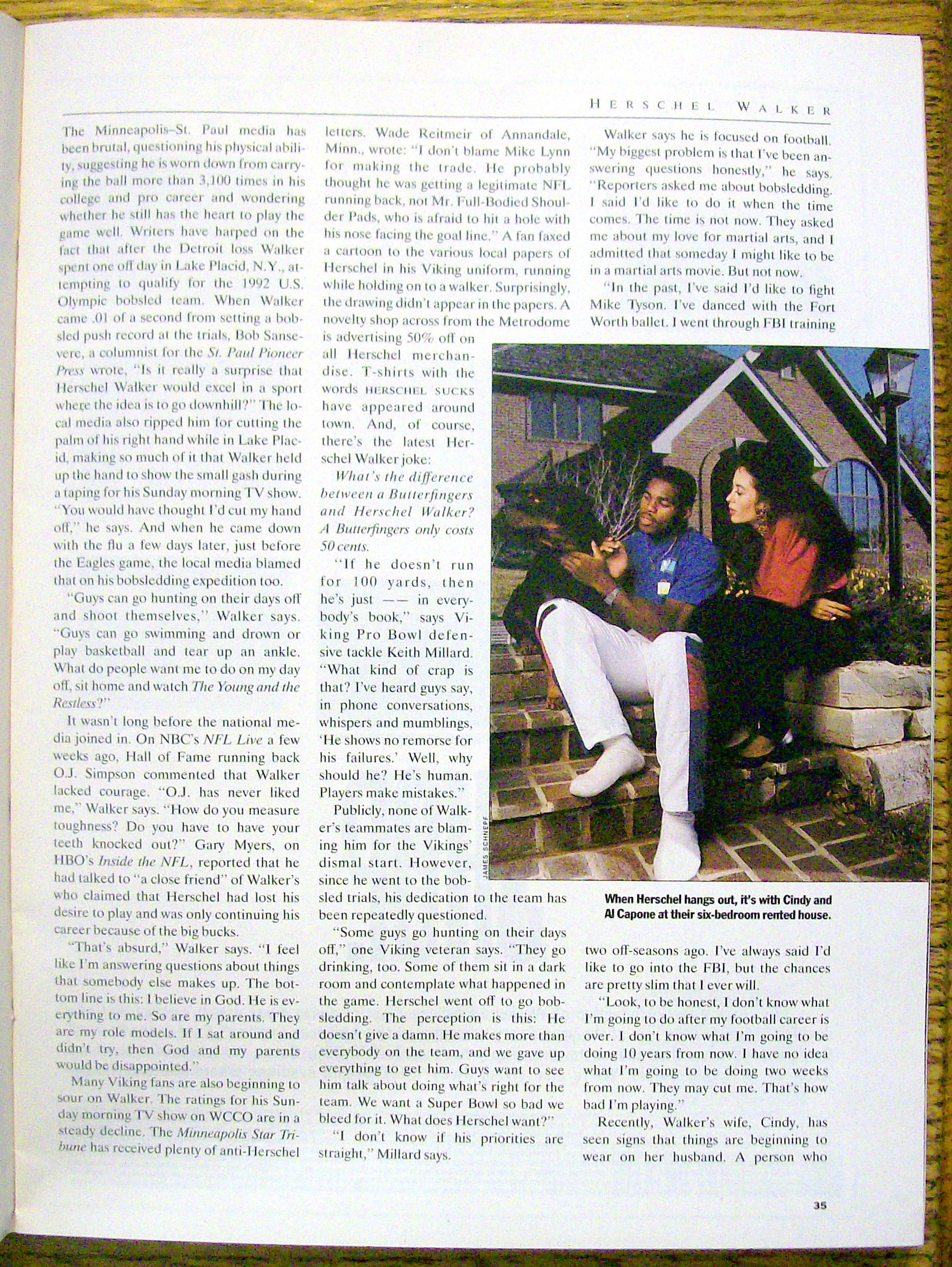 Sports Illustrated-November 12, 1990-William Bell