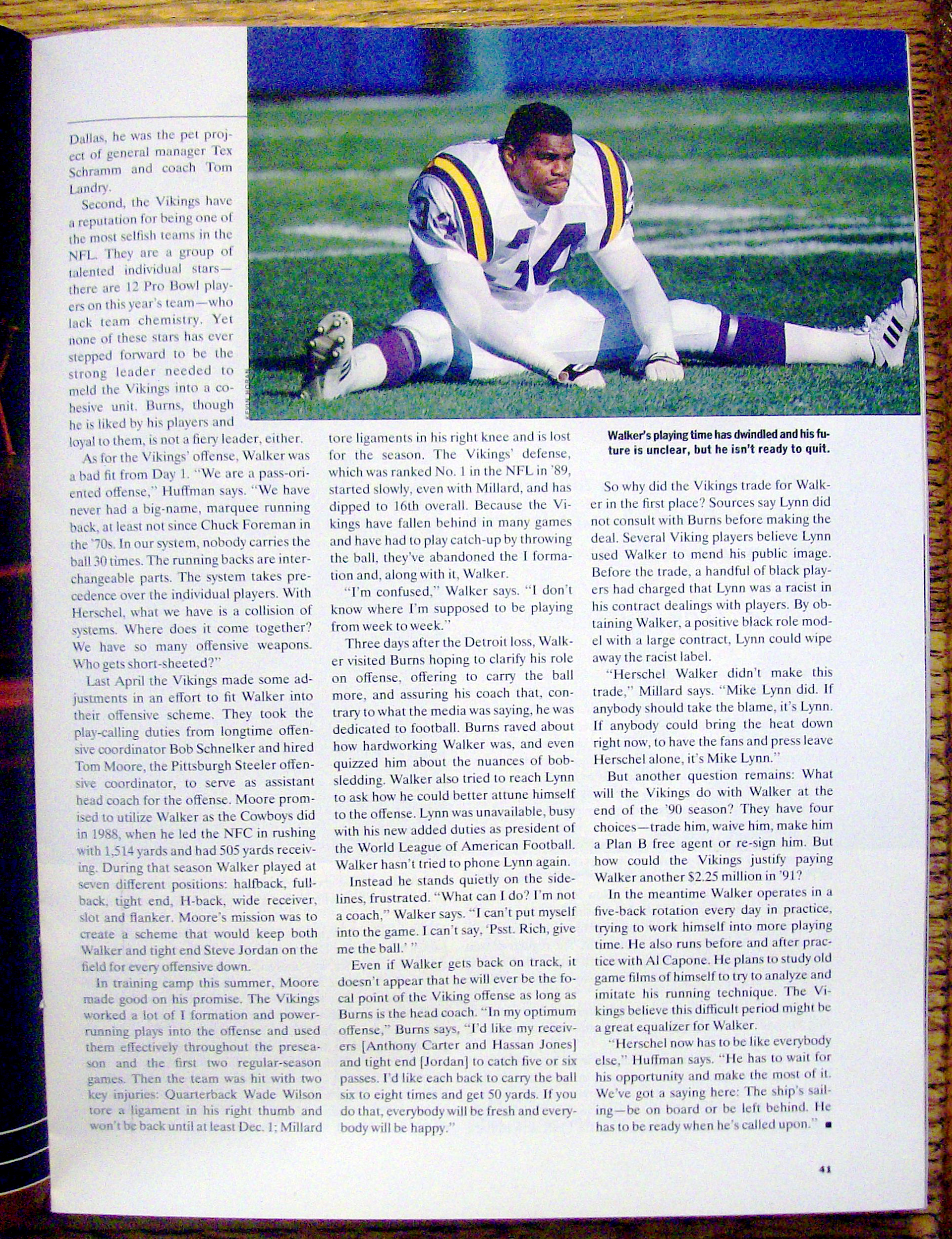 Sports Illustrated-November 12, 1990-William Bell