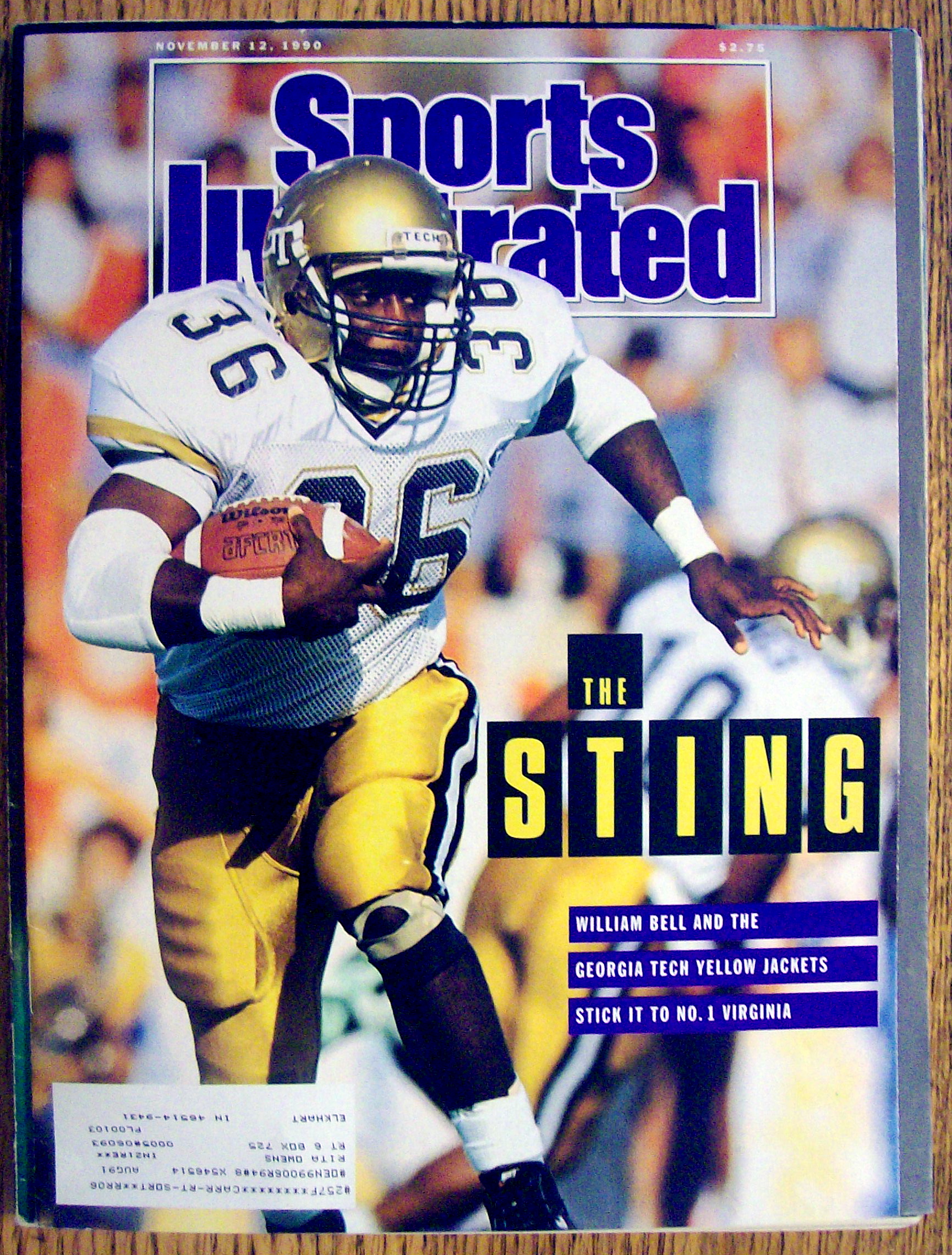 Sports Illustrated-November 12, 1990-William Bell