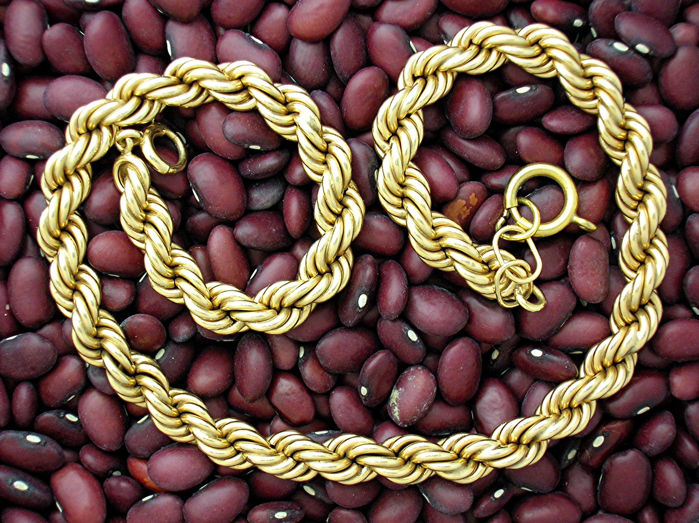 14K Yellow Gold Rope 44.7 grams Necklace