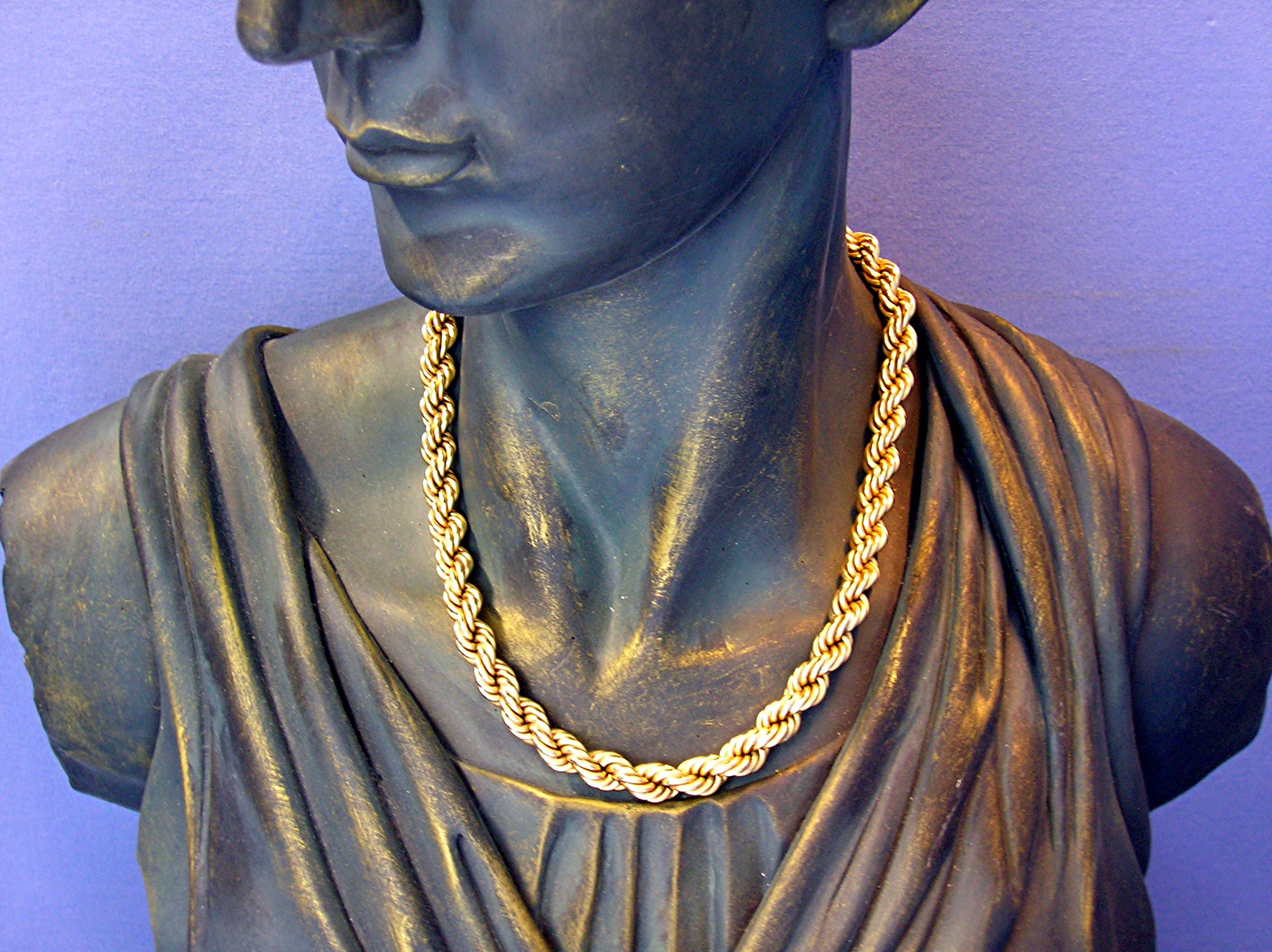 14K Yellow Gold Rope 44.7 grams Necklace
