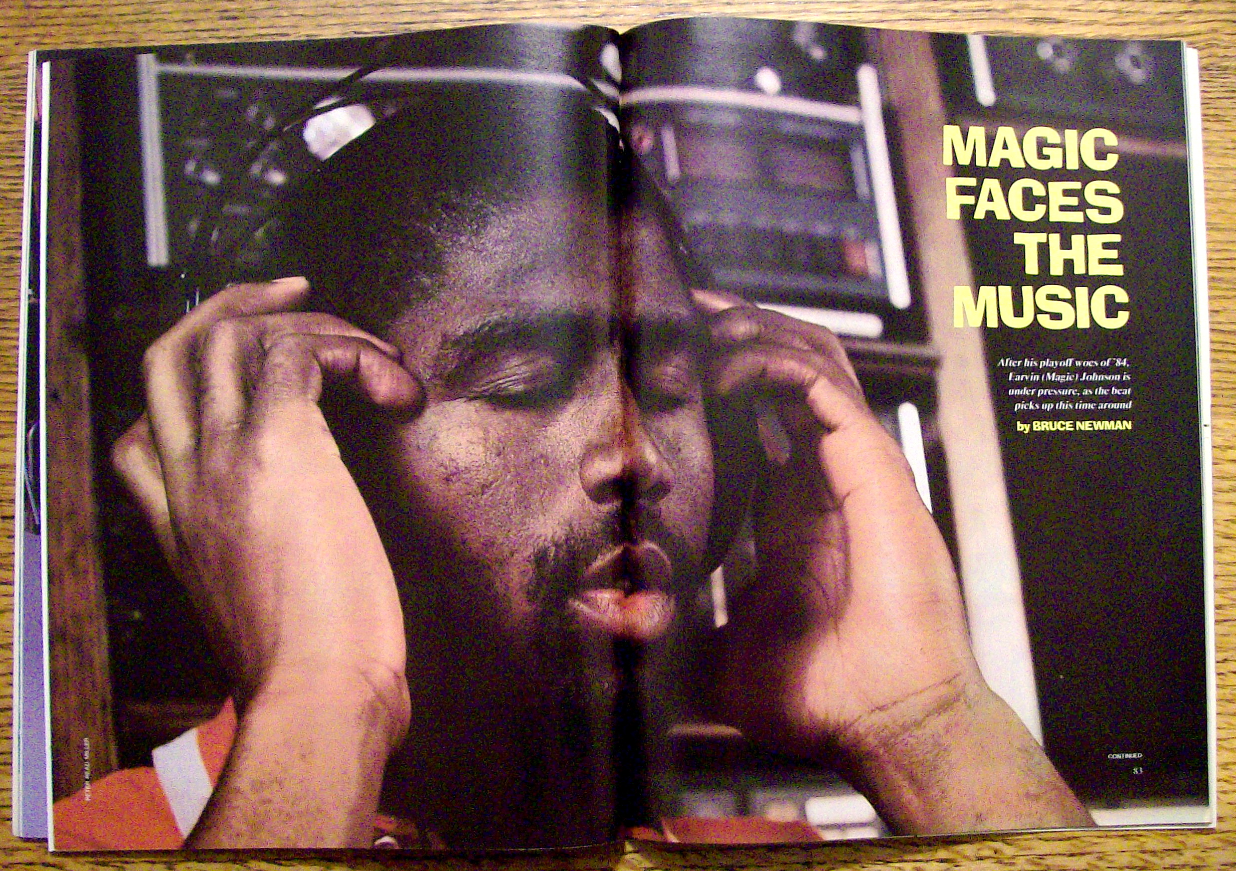 Sports Illustrated Magazine-May 13, 1985-Magic Johnson