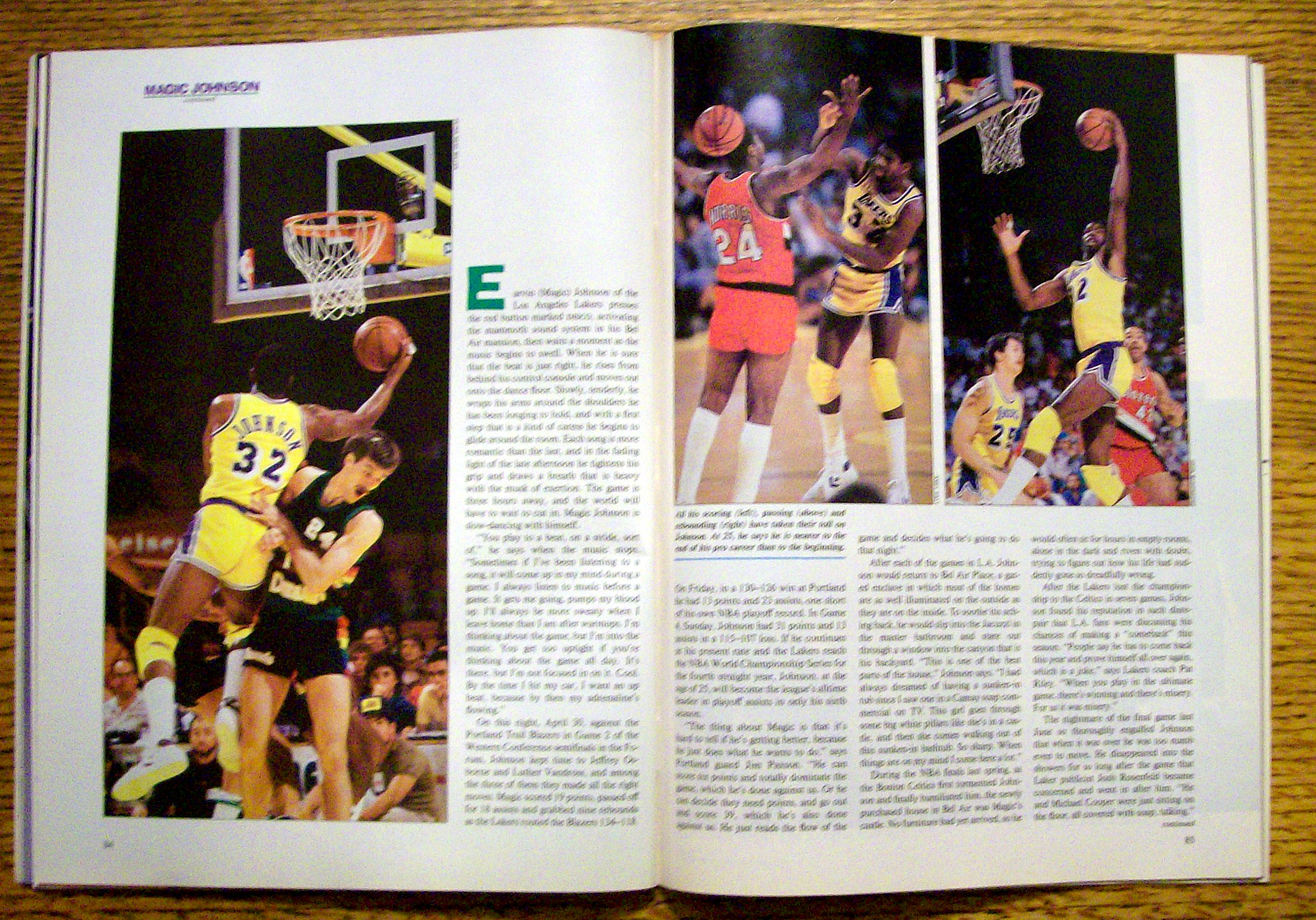 Sports Illustrated Magazine-May 13, 1985-Magic Johnson
