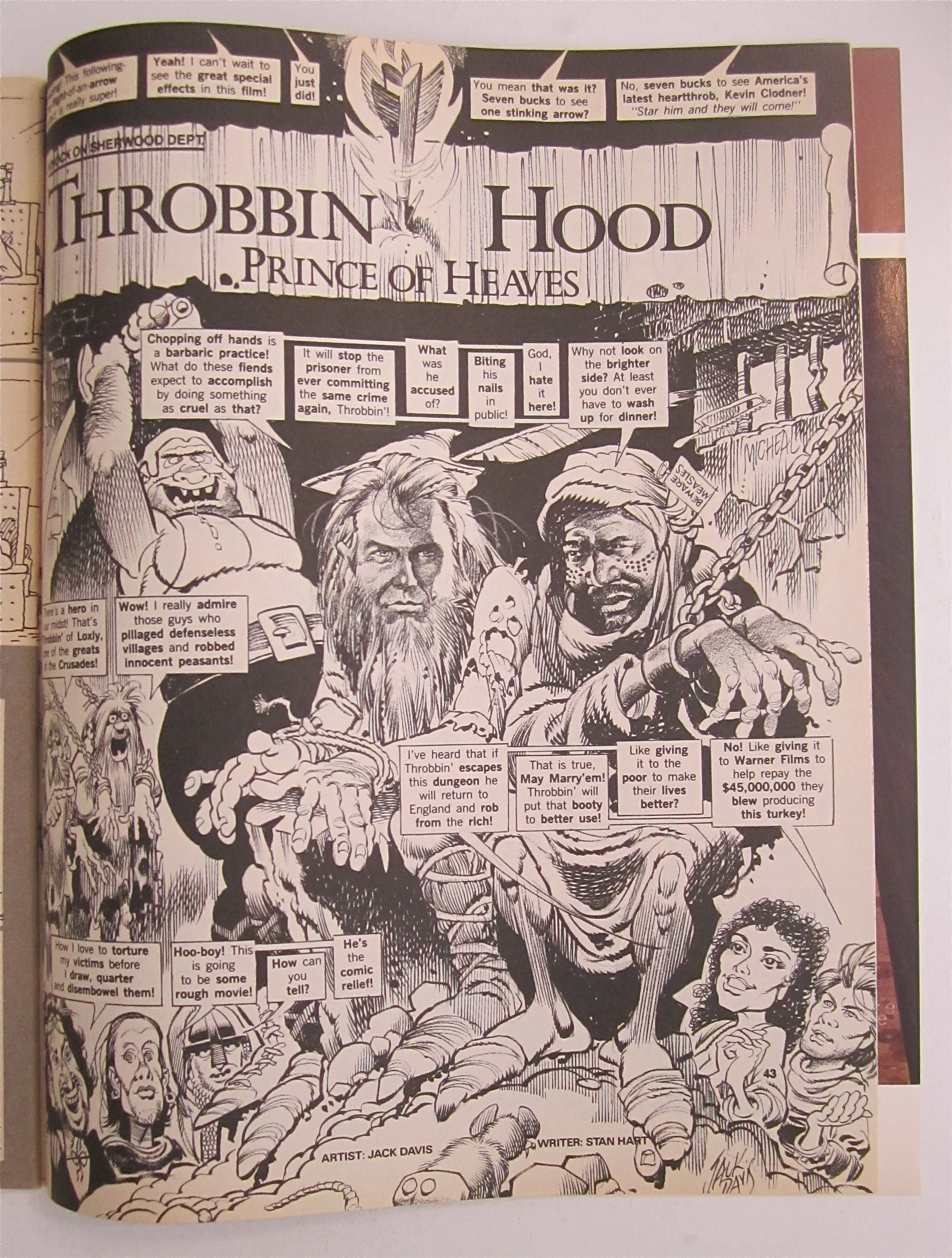 Mad Magazine December 1991 Robin Hood