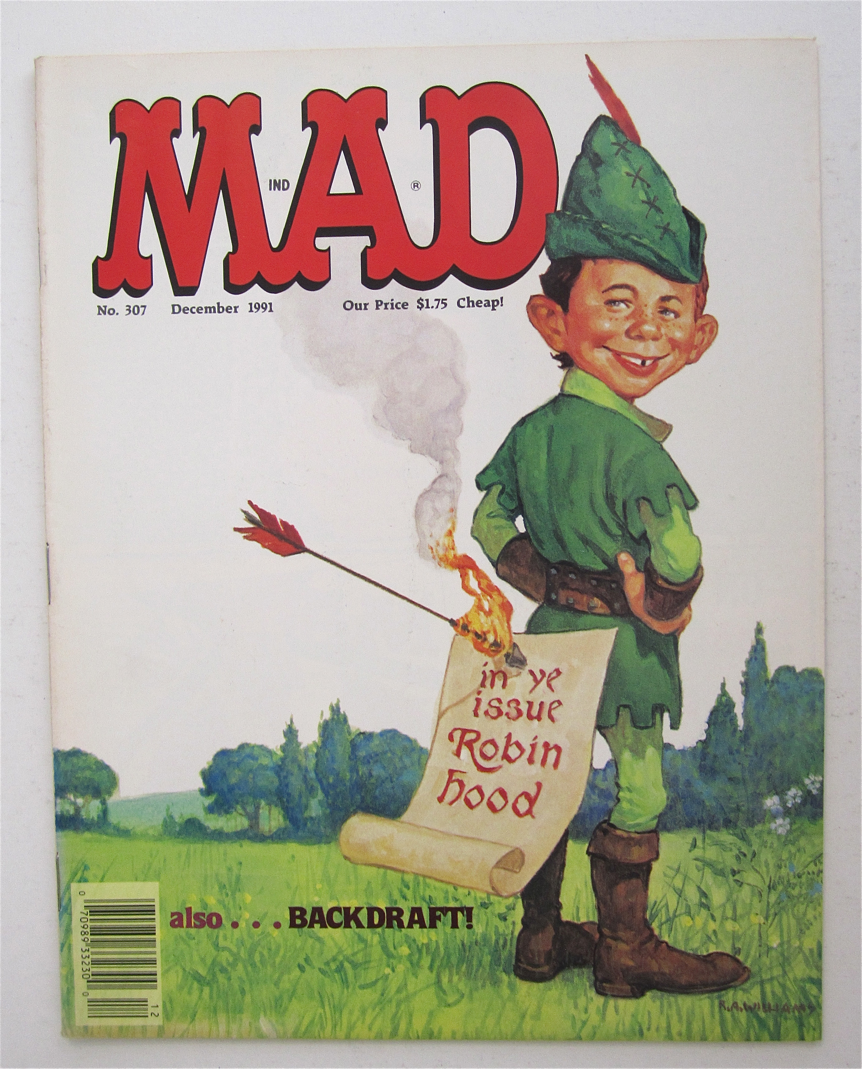 Mad Magazine December 1991 Robin Hood