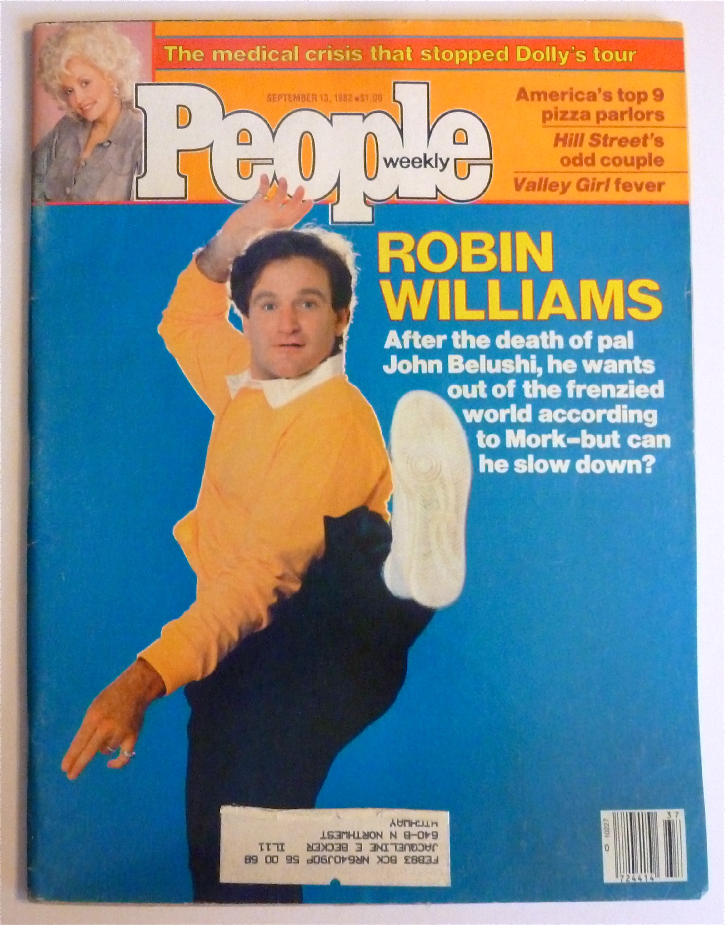 People Magazine September 13, 1982 Robin Williams