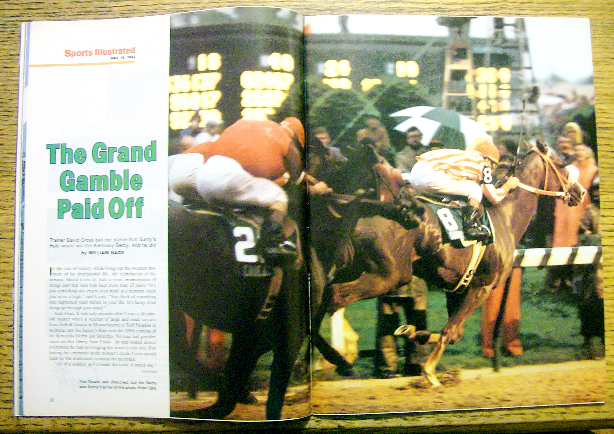 Sports Illustrated Magazine-May 16, 1983-Shining Halo