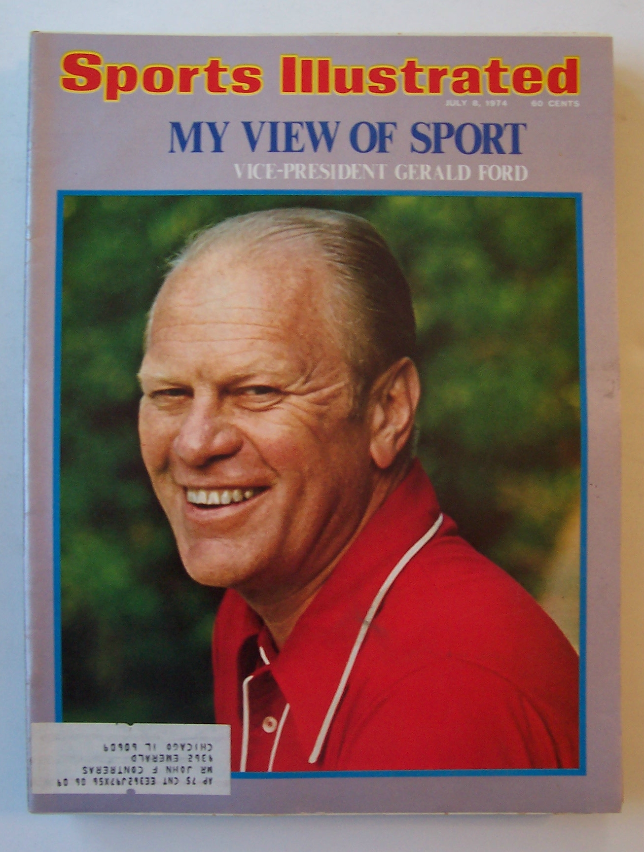 Sports Illustrated Magazine -July 8, 1974- Gerald Ford