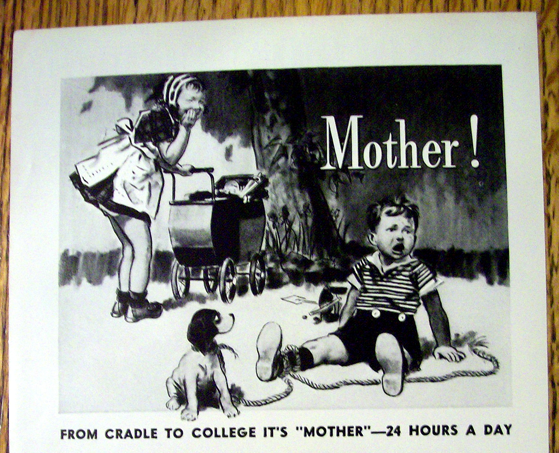 1939 John Hancock Mutual Life Insurance Co w/Boy & Girl