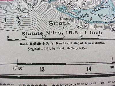 Map Vermont Massachusetts 1912