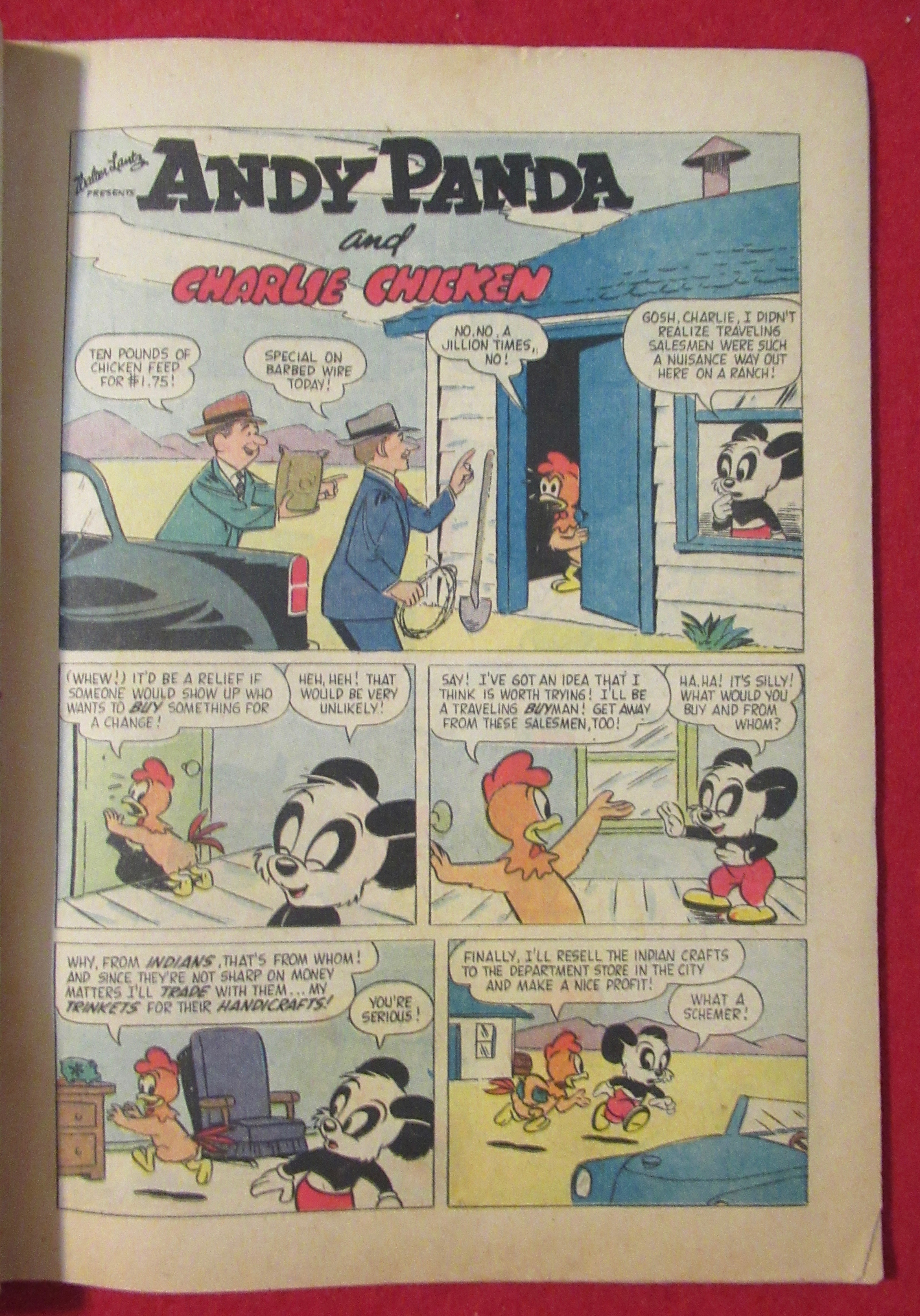 New Funnies Comic October 1957 Woody, Andy & More