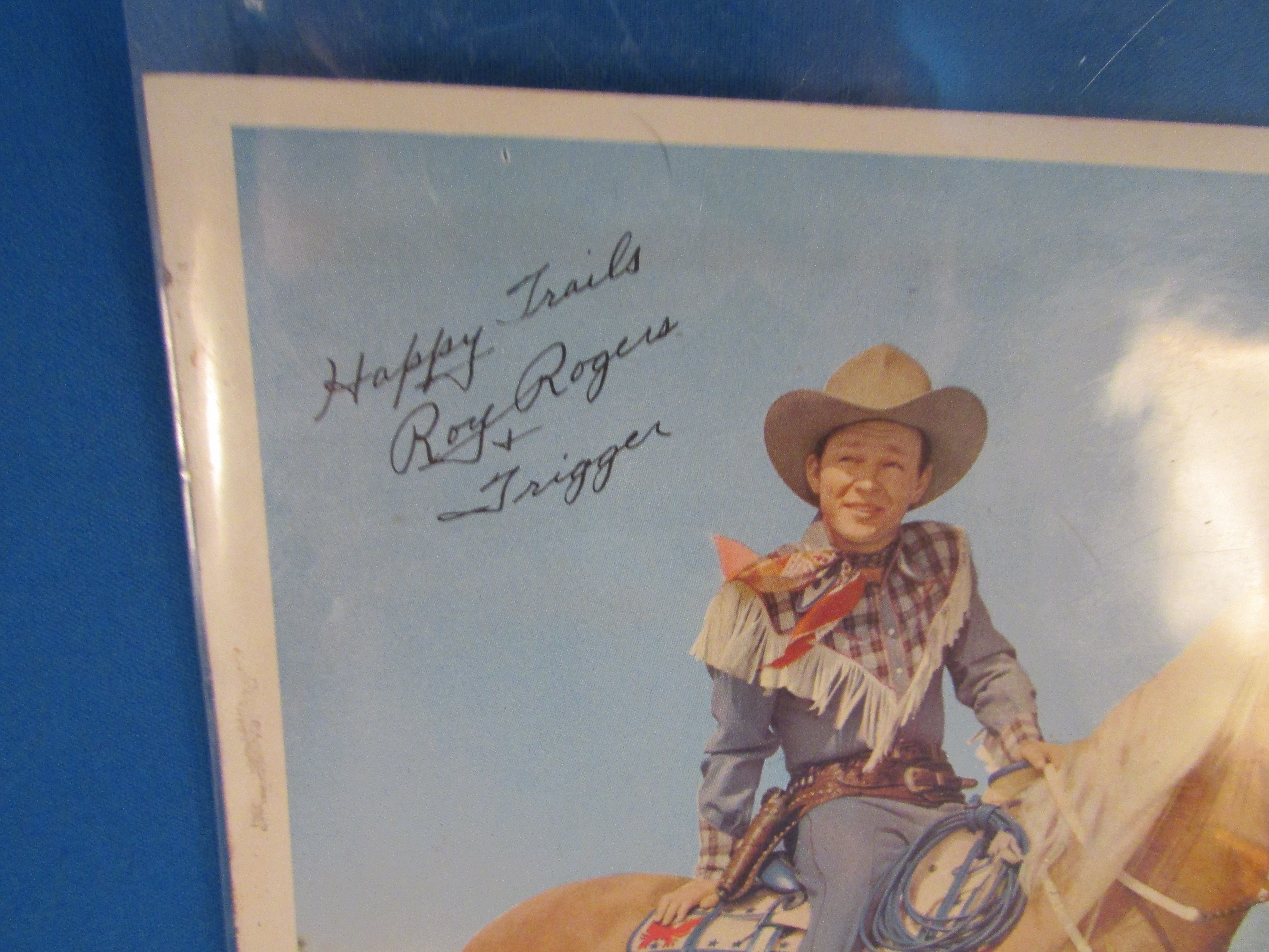 Roy Rogers and Trigger Signed Picture
