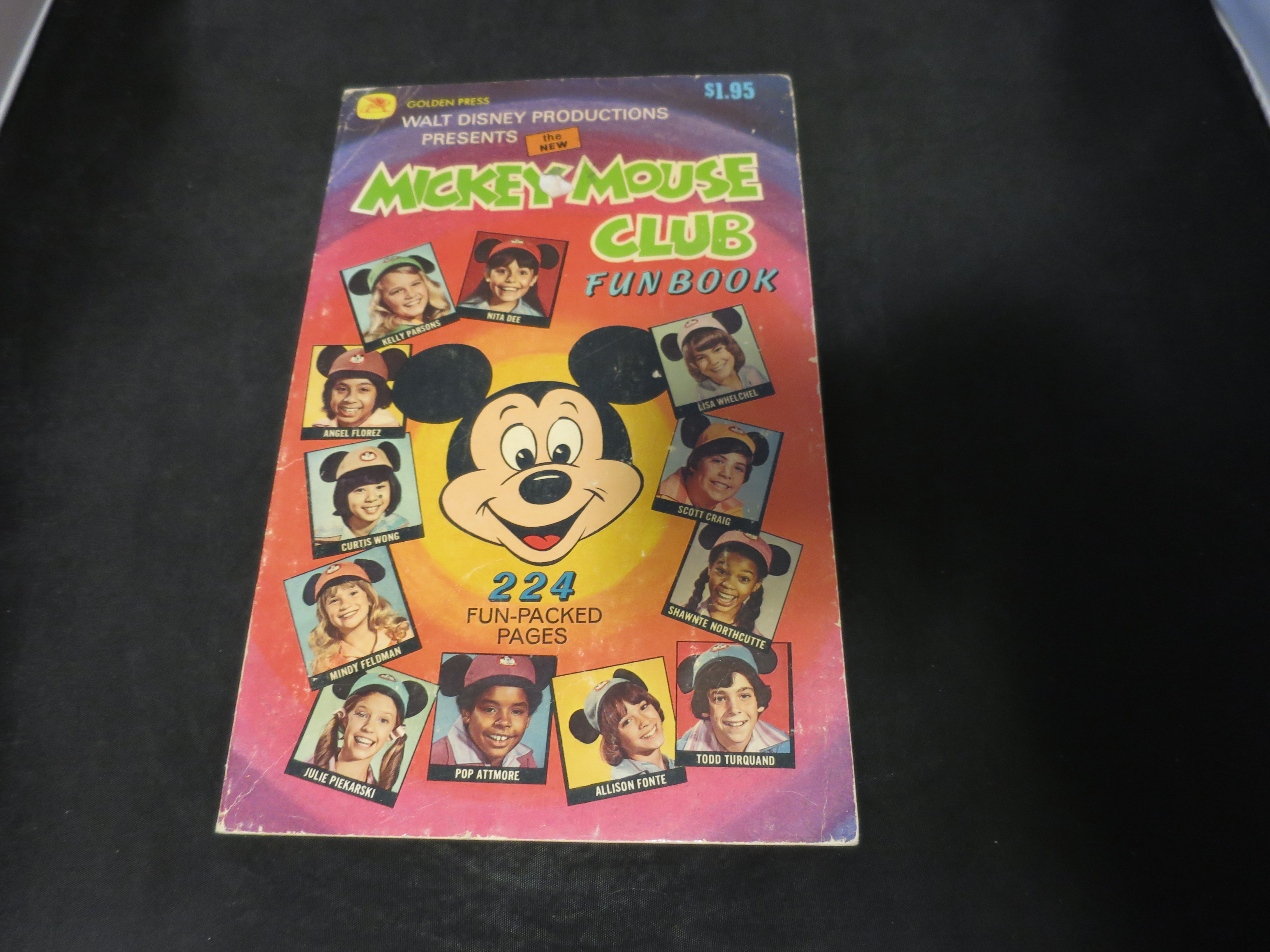 Mickey Mouse Club Fun Book 1977 comic book colorful