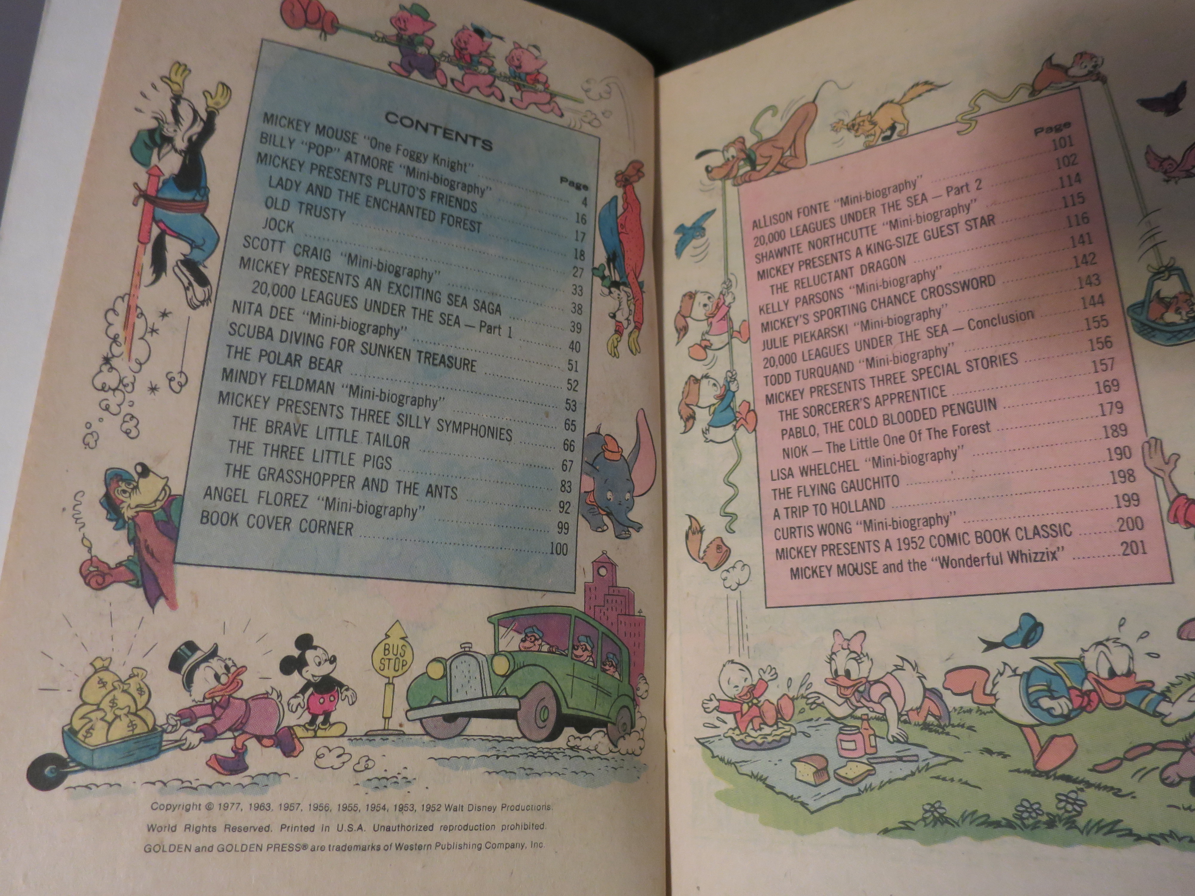 Mickey Mouse Club Fun Book 1977 comic book colorful