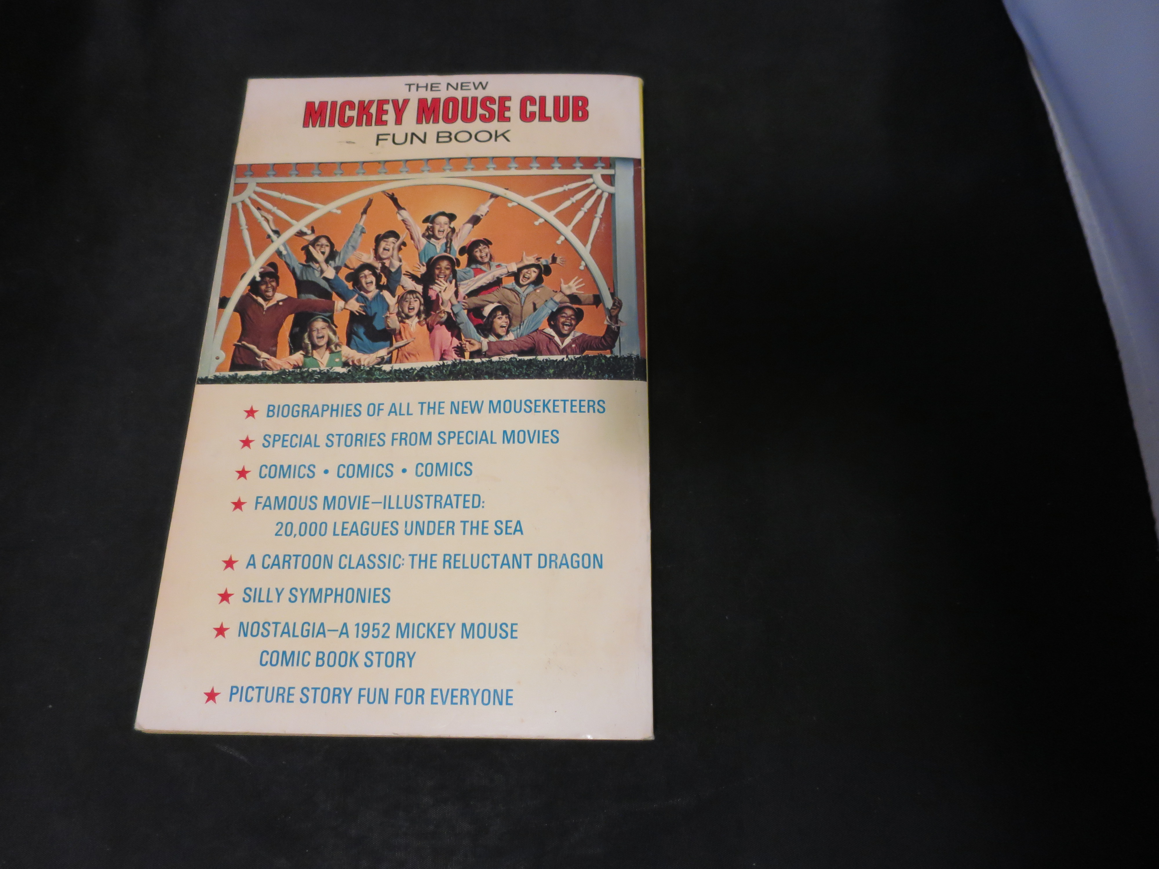 Mickey Mouse Club Fun Book 1977 comic book colorful