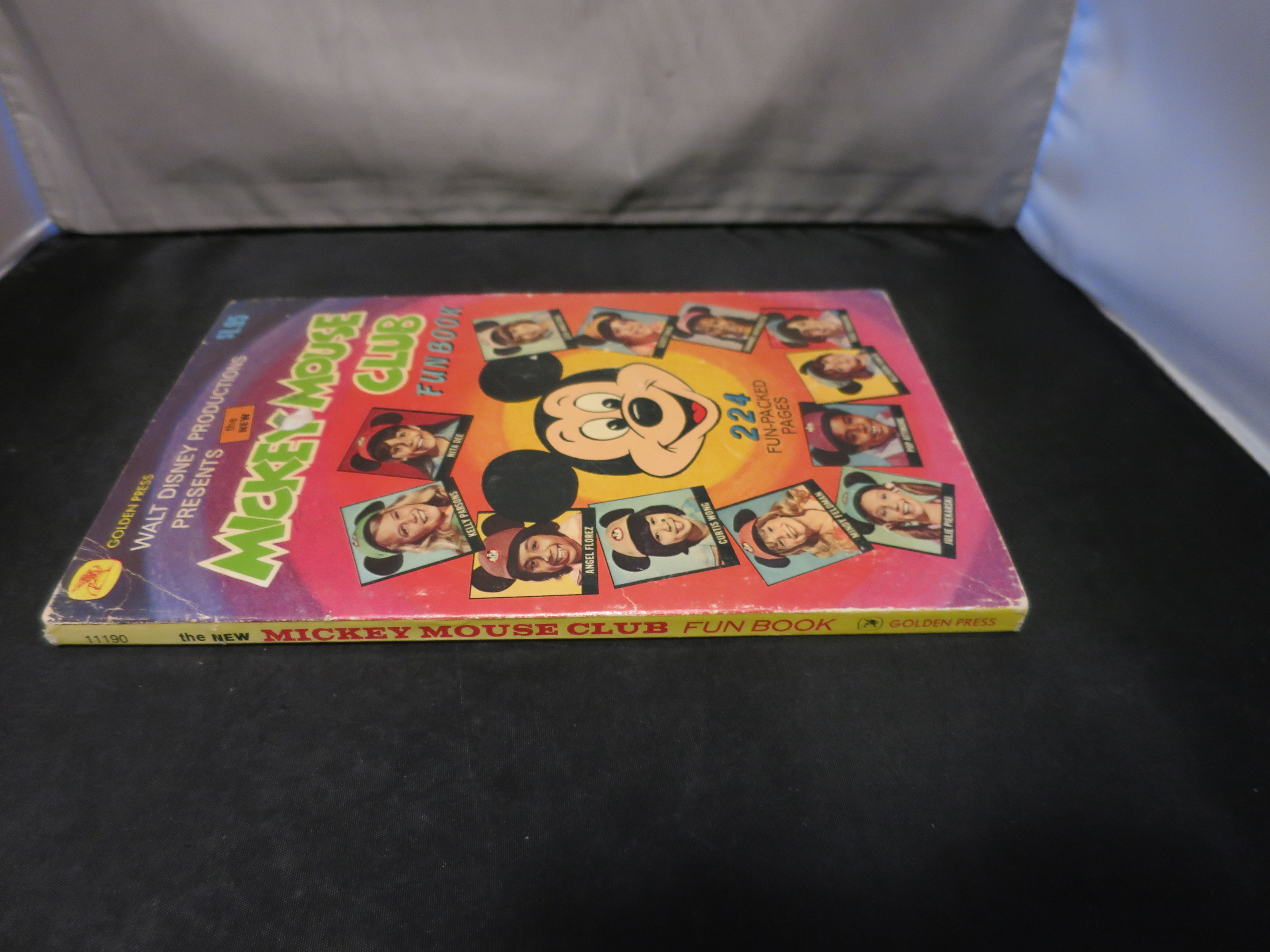 Mickey Mouse Club Fun Book 1977 comic book colorful