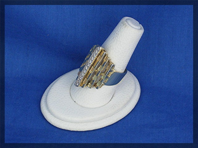 14K Gold Diamond Custom Design 1/2ct + Ring