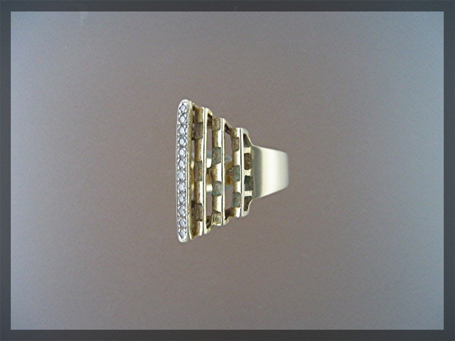 14K Gold Diamond Custom Design 1/2ct + Ring