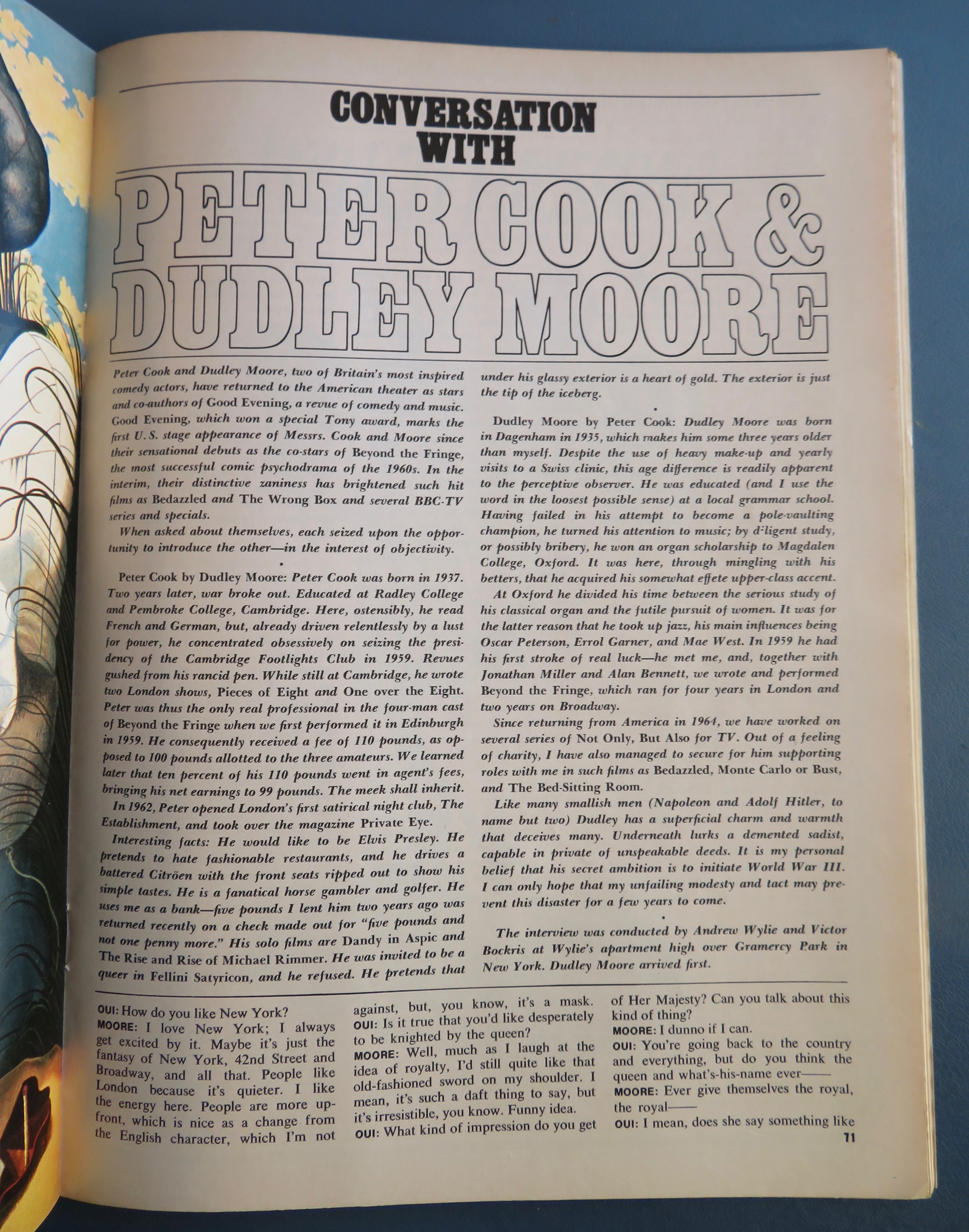 Oui Magazine August 1974 Tidal Memory