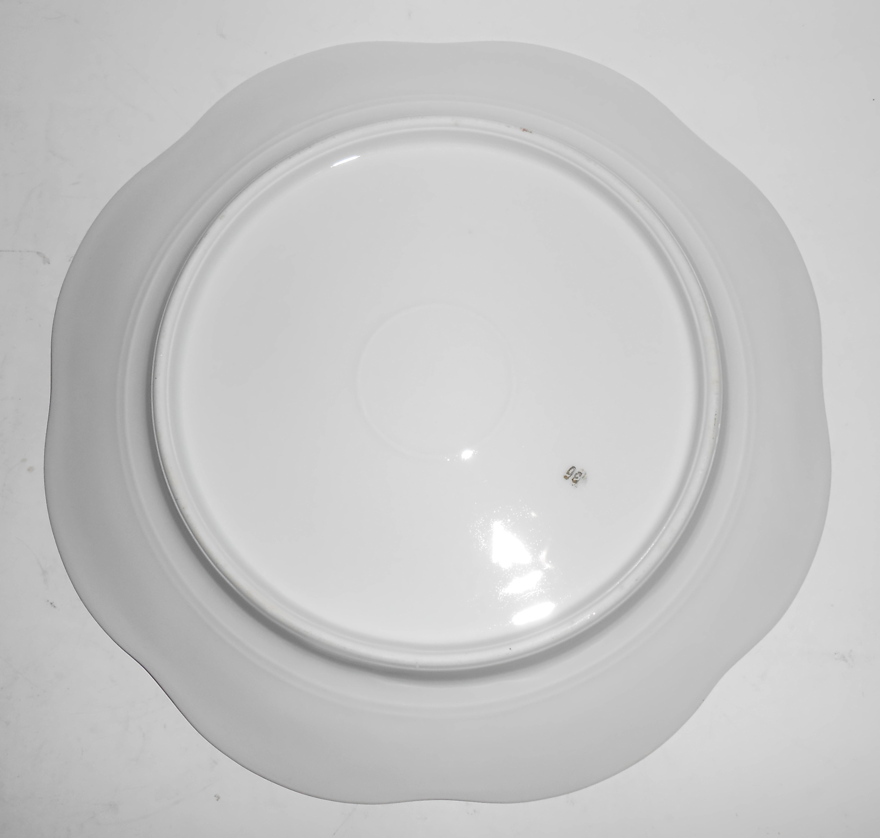 Z.S. & Co Porcelain Bavaria China Gold Filigree Dinner