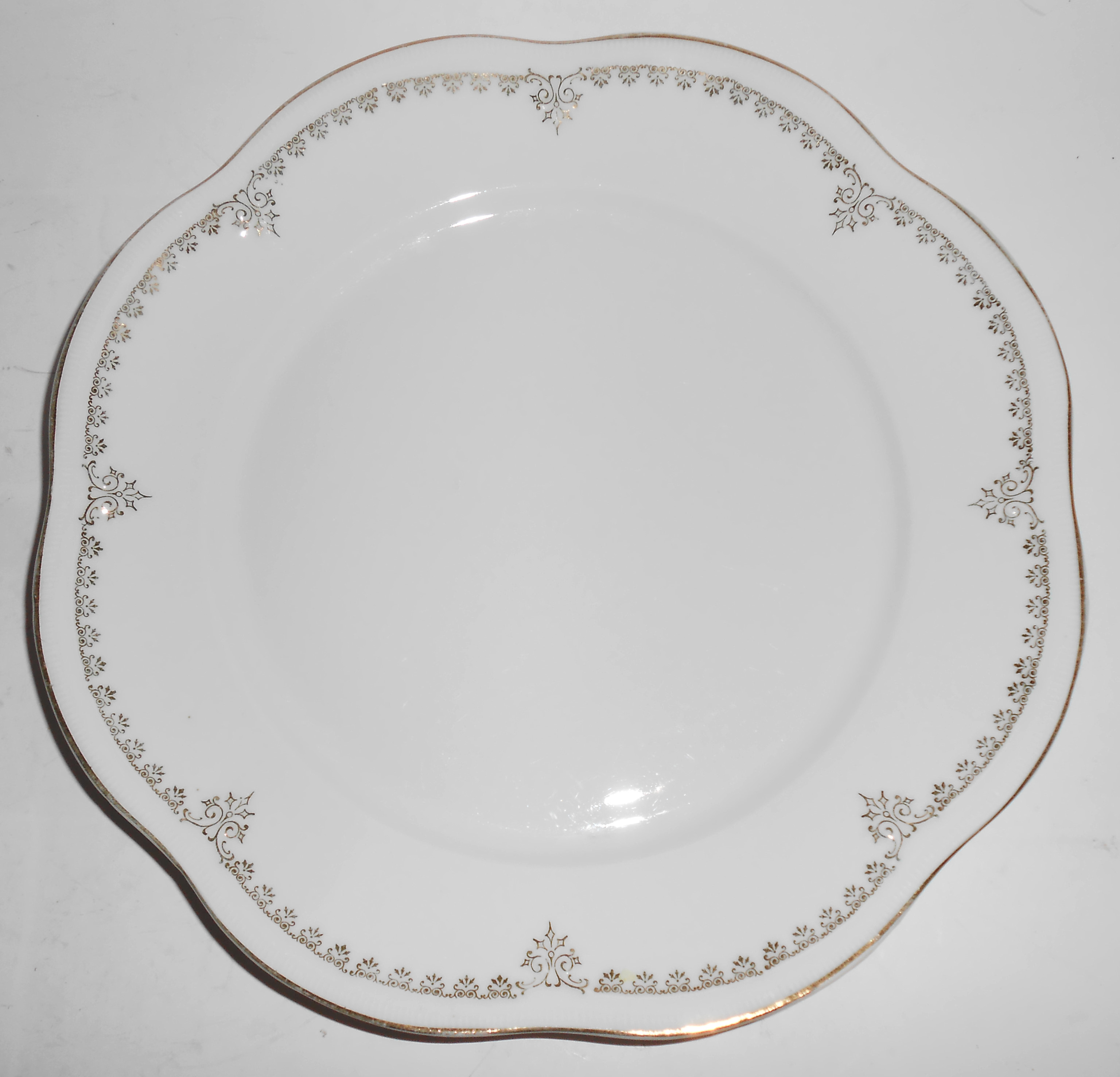 Z.S. & Co Porcelain Bavaria China Gold Filigree Dinner
