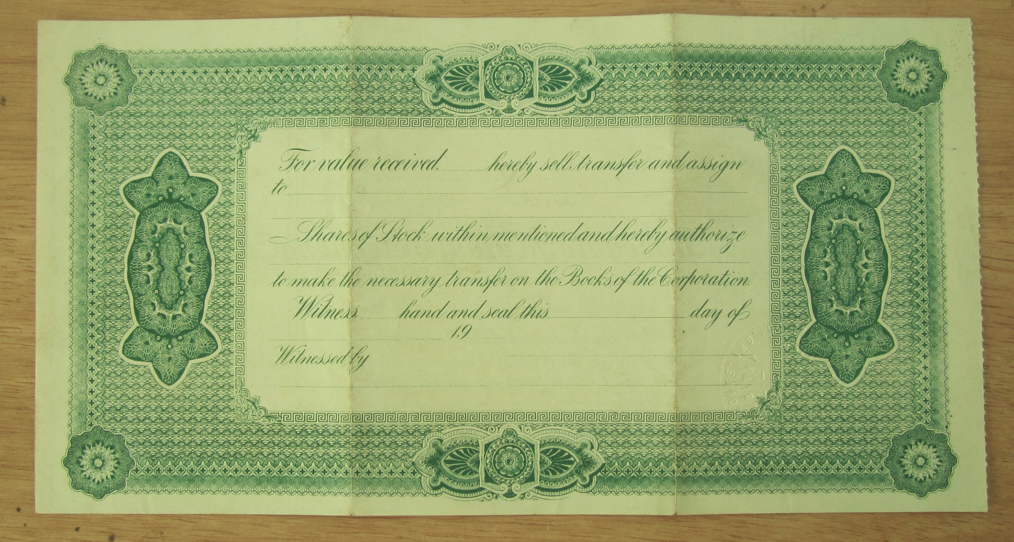 1909 Rosedale Mutual Telephone Co Stock Certificate