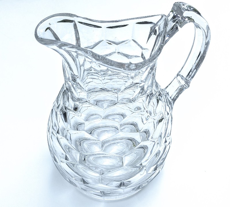30 honeycomb glass pitcher