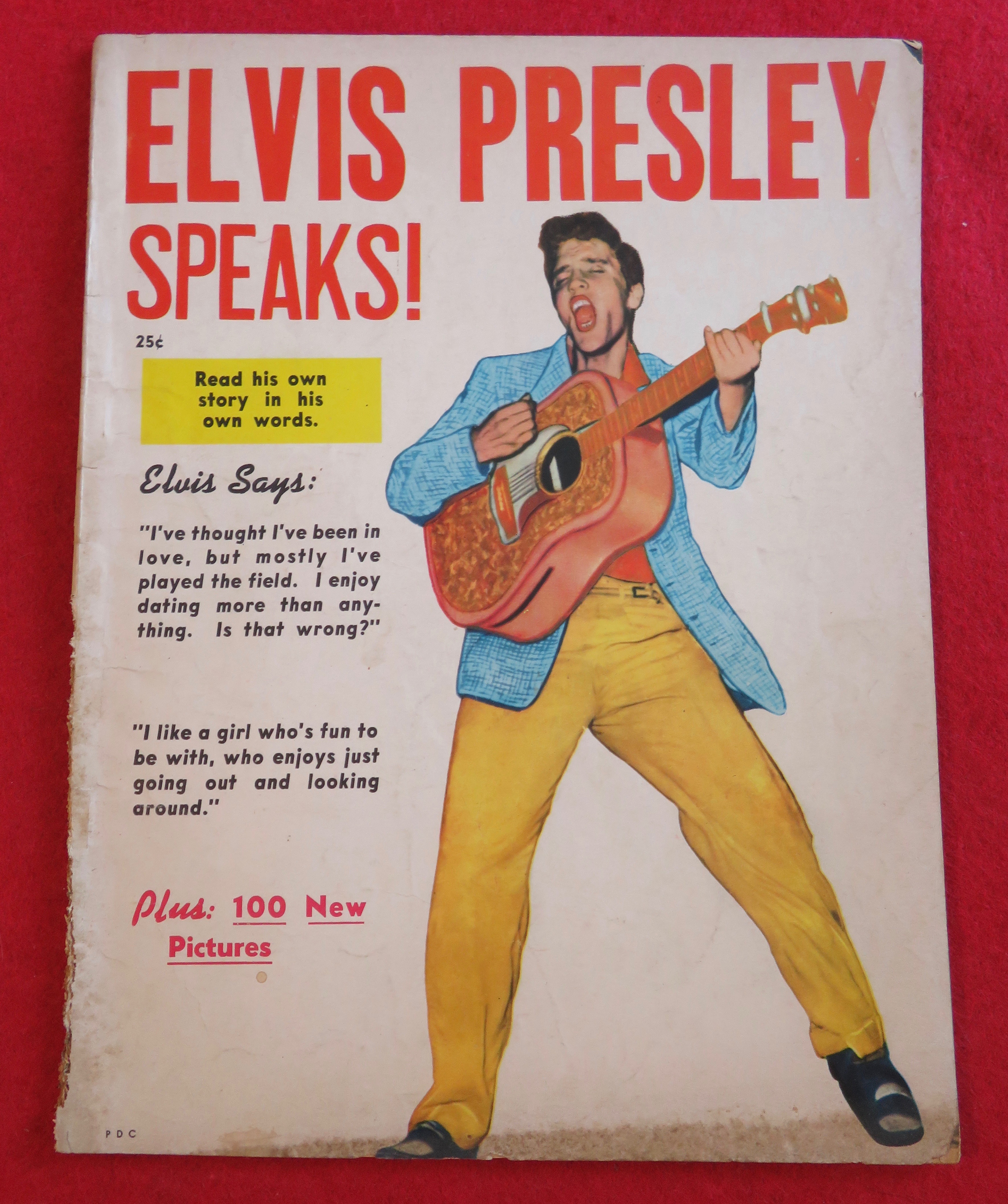 Elvis Presley Speaks Magazine 1956 His Own Story